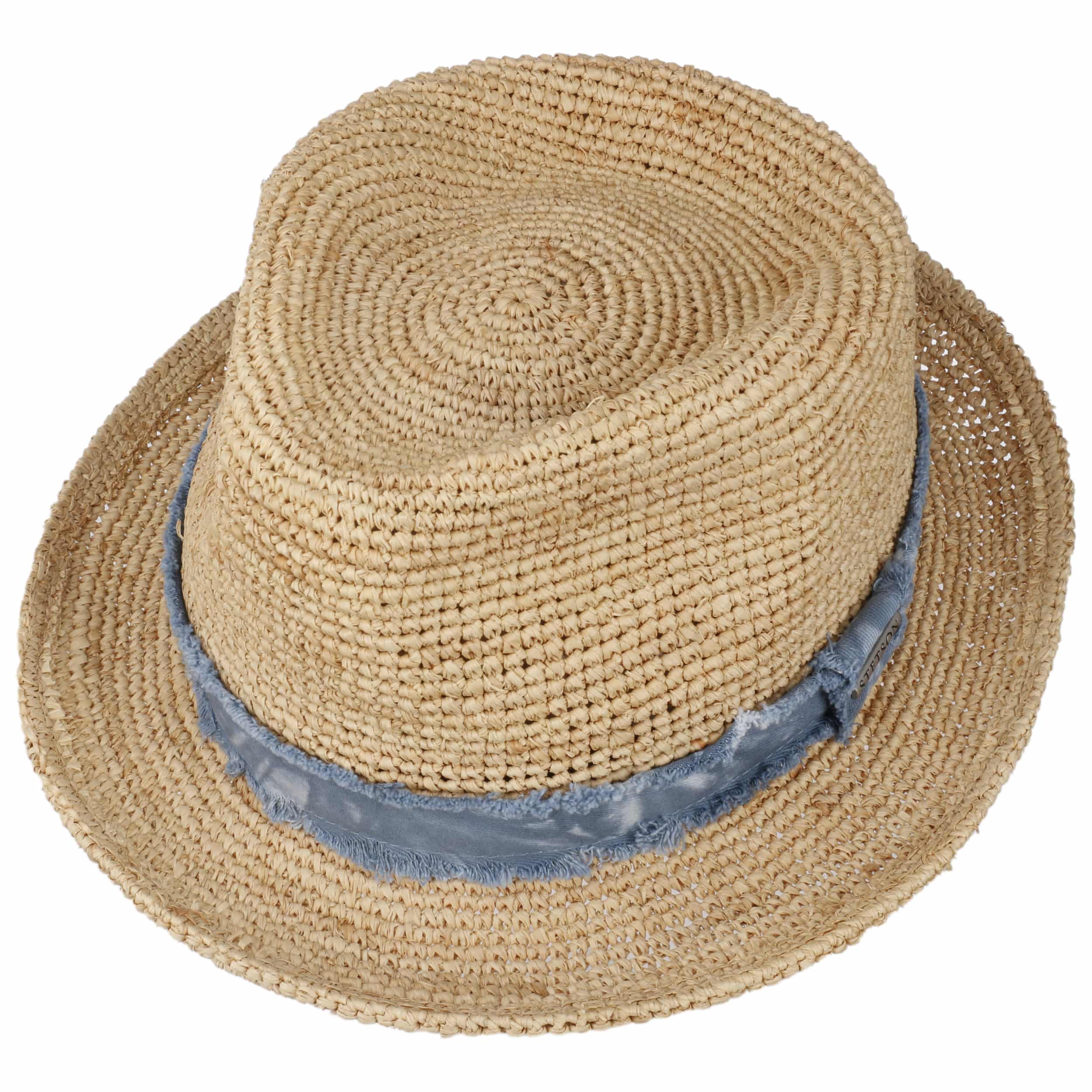 Crochet Raffia Fedora Strohhut by Stetson CHF 149.95
