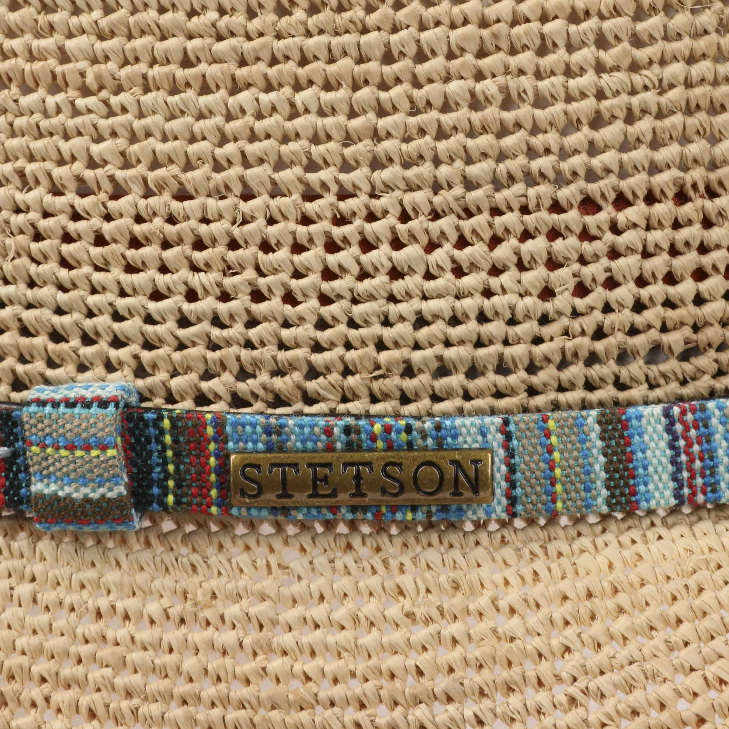 Stetson Raffia Fedora Hut - Klassischer Strohhut Unisex Für Sommer