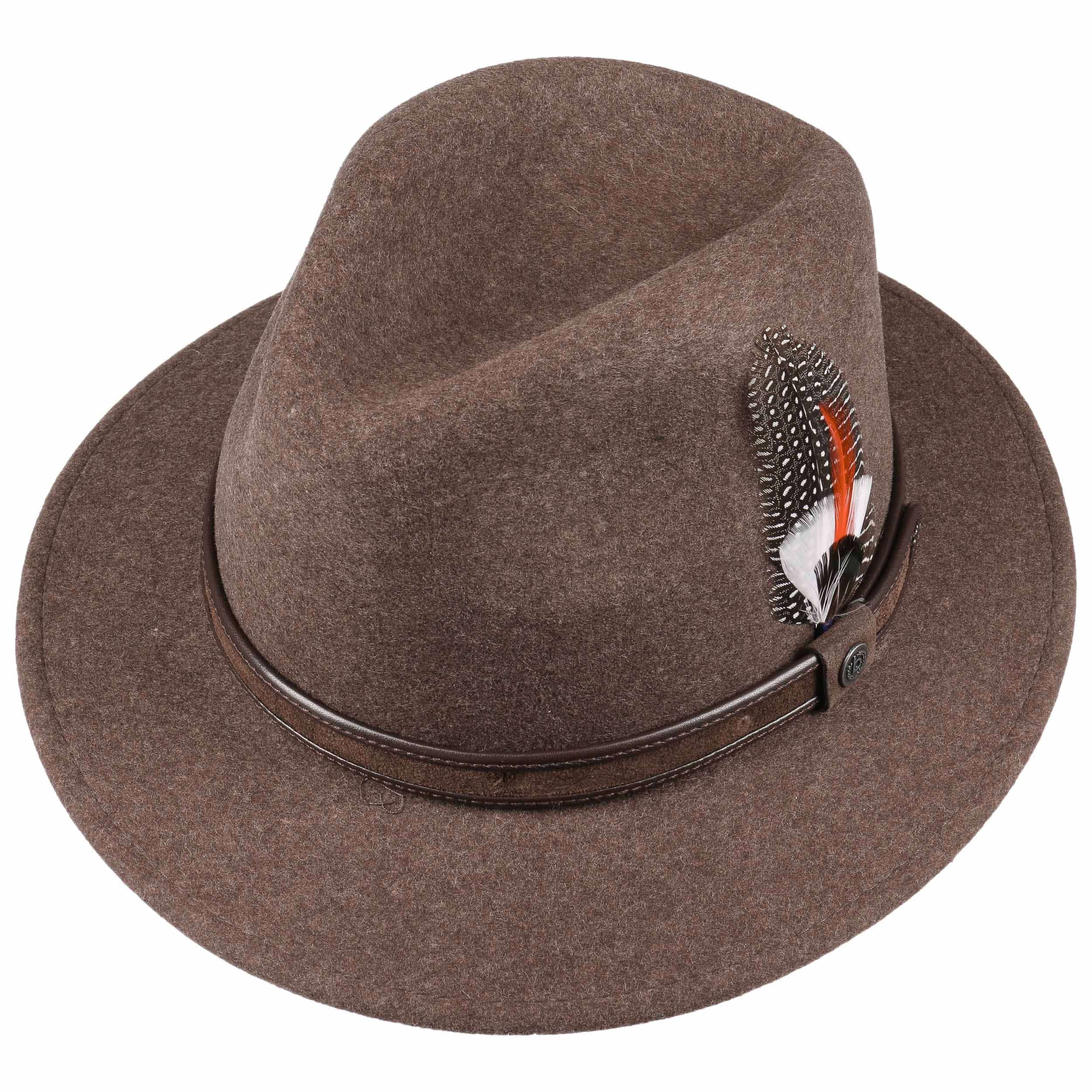 packable felt hat