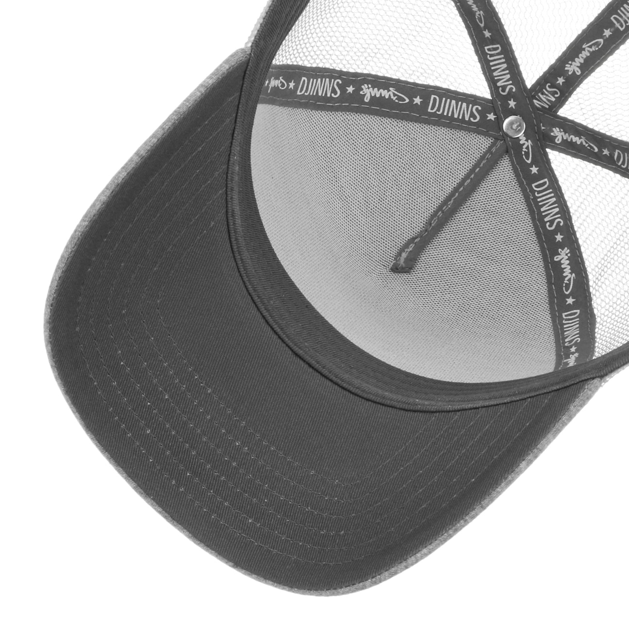 Djinns trucker grijs zwart - Trucker Heather grey black Djinns