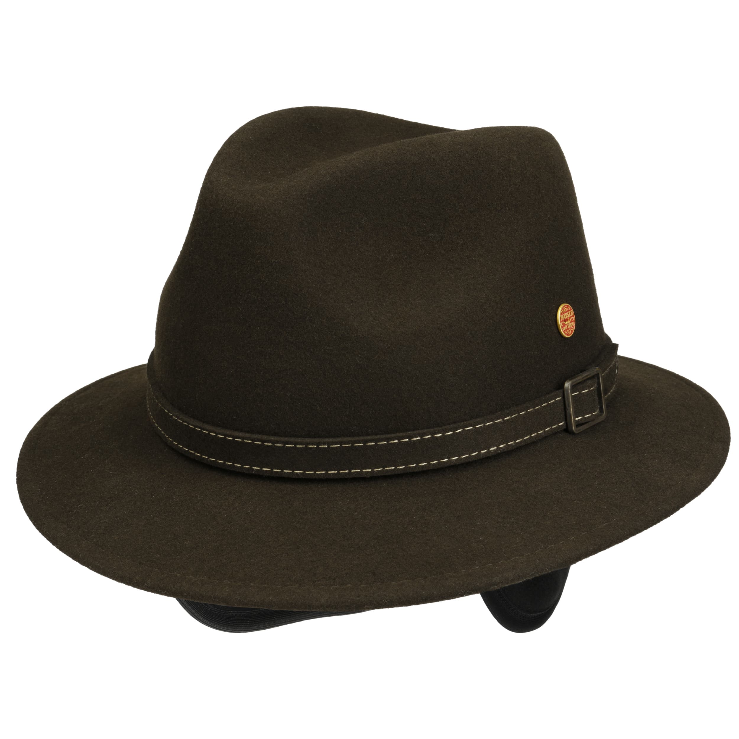 brown wool hat