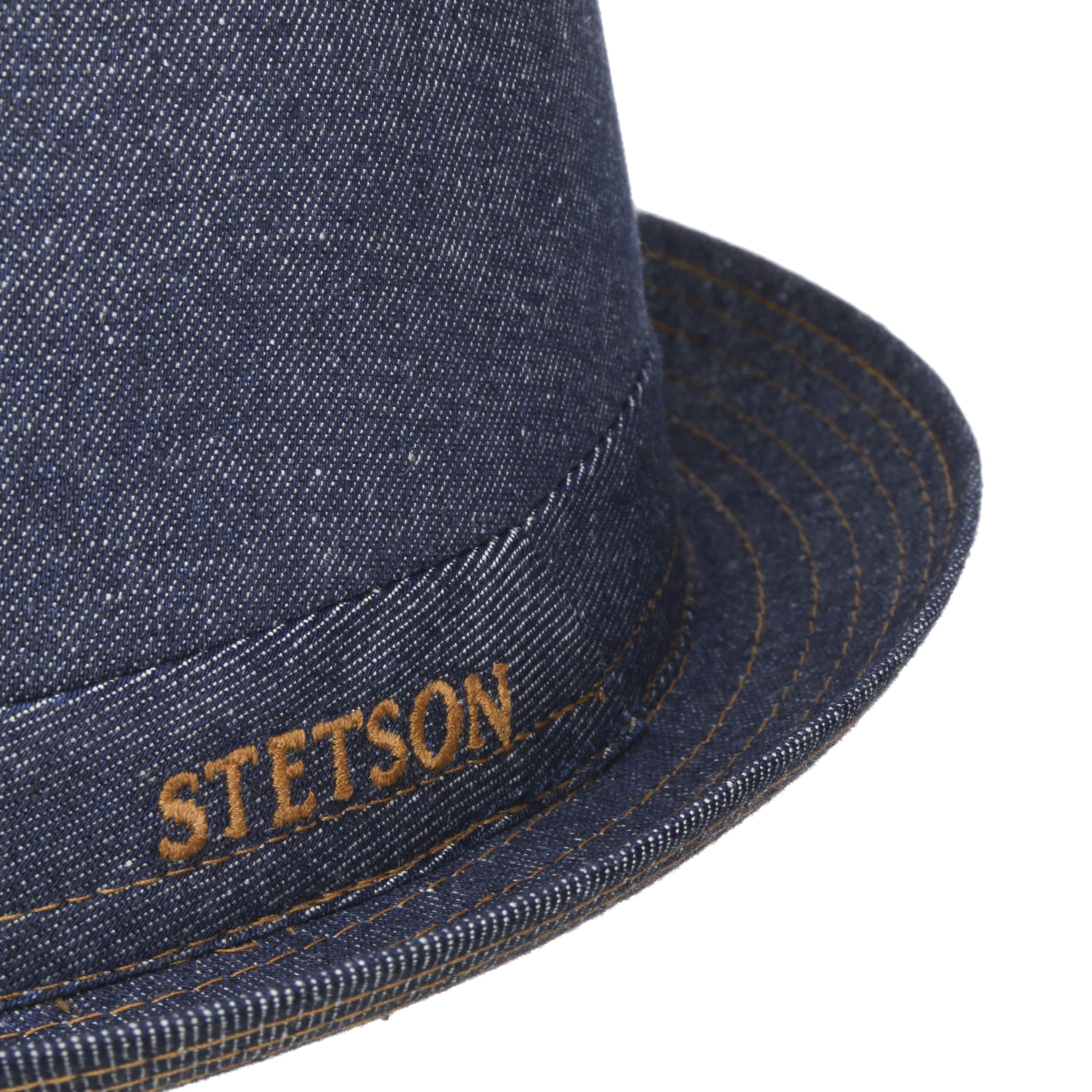 Danvick Denim Pork Pie Stoffhut by Stetson - 99,00