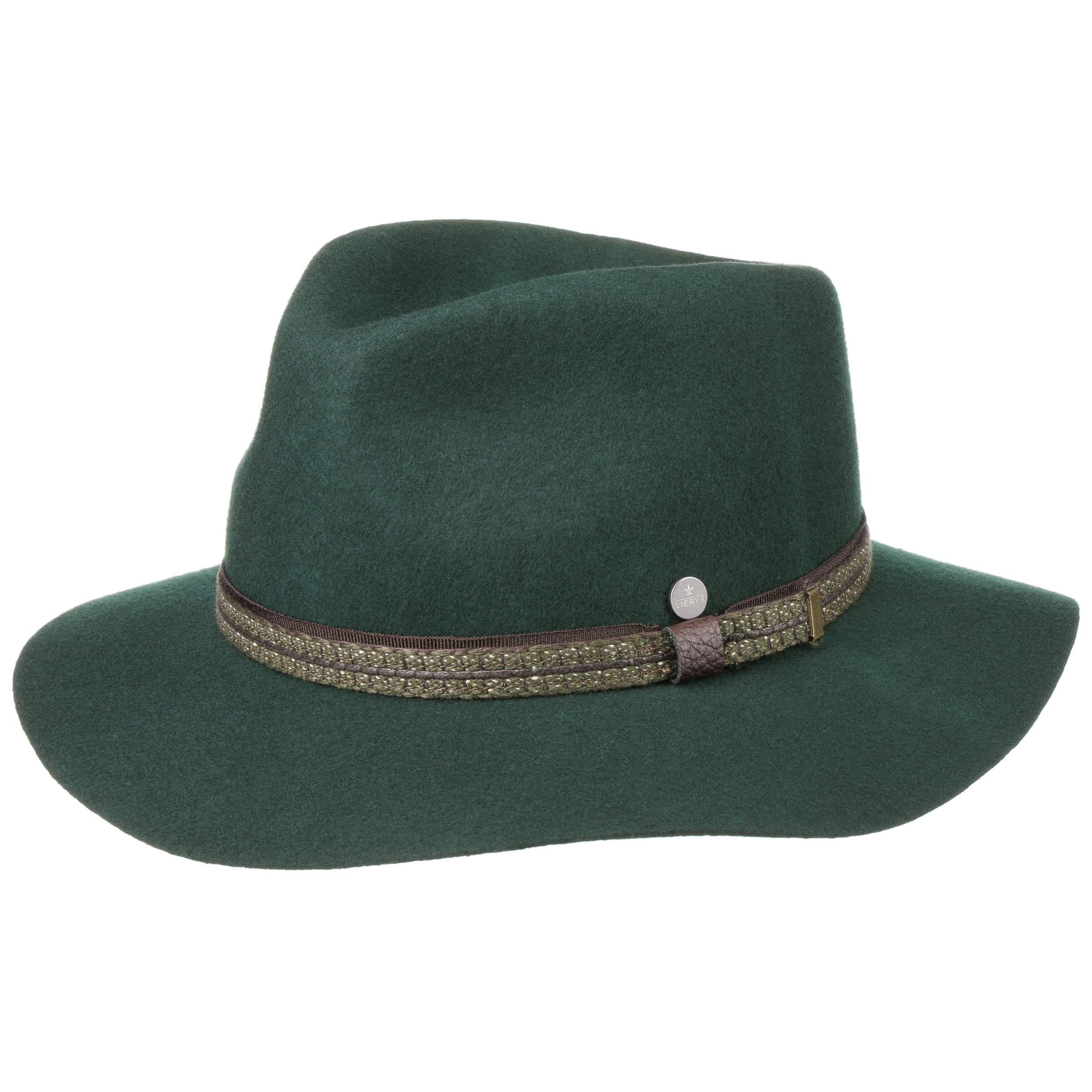 dark green felt hat