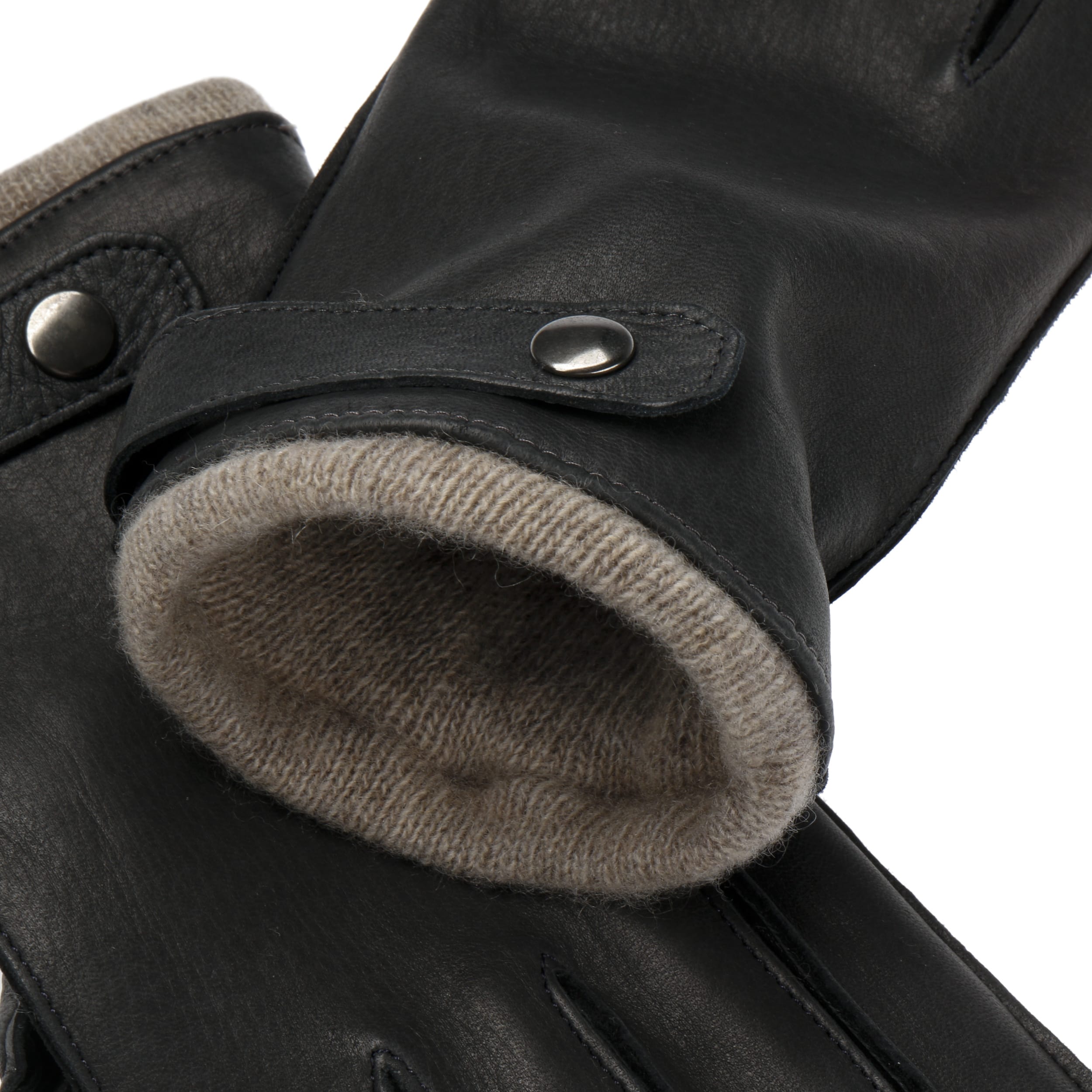 Herren Winter Lederhandschuhe Von Harrms, Für Touch Screen Geeignet