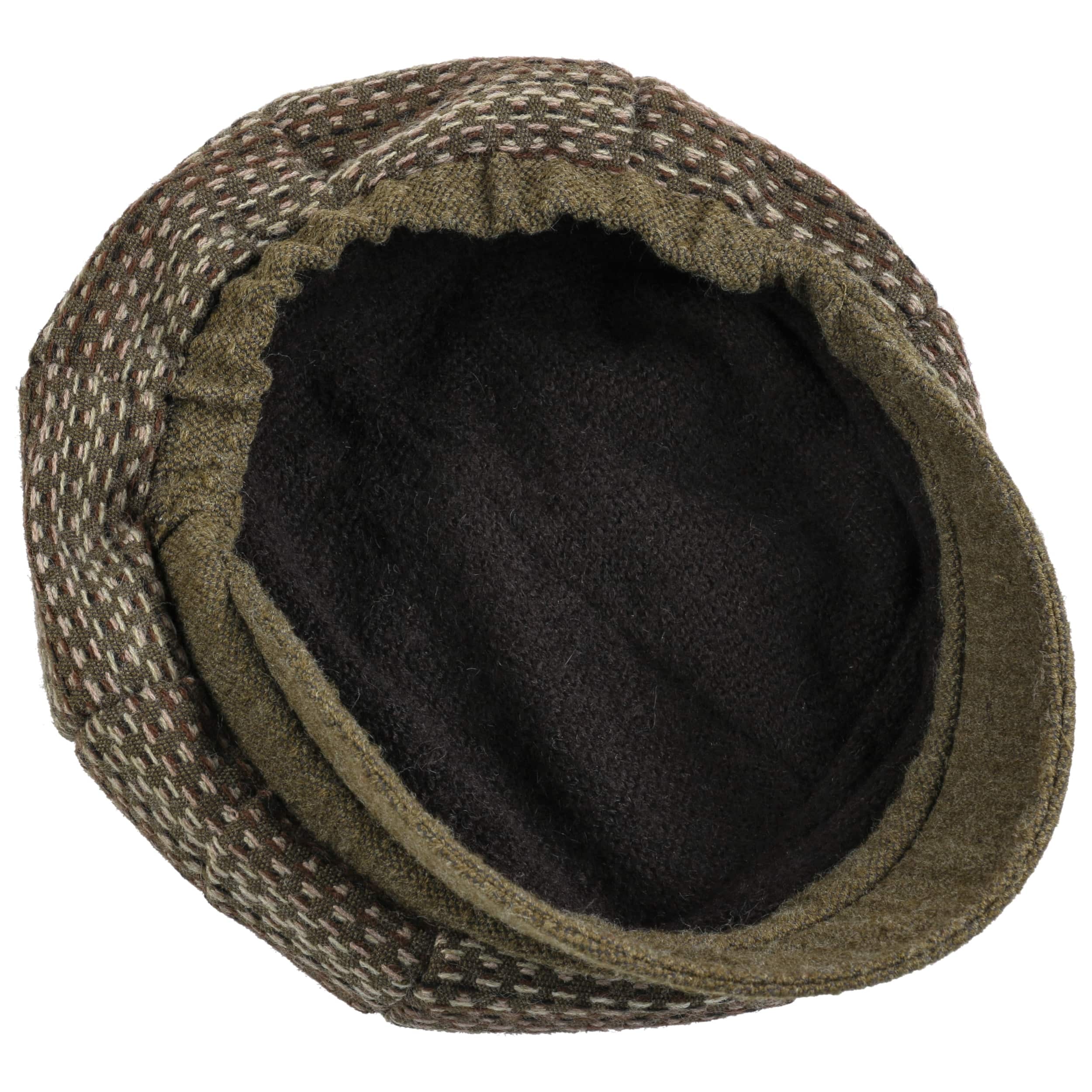 khaki newsboy hat