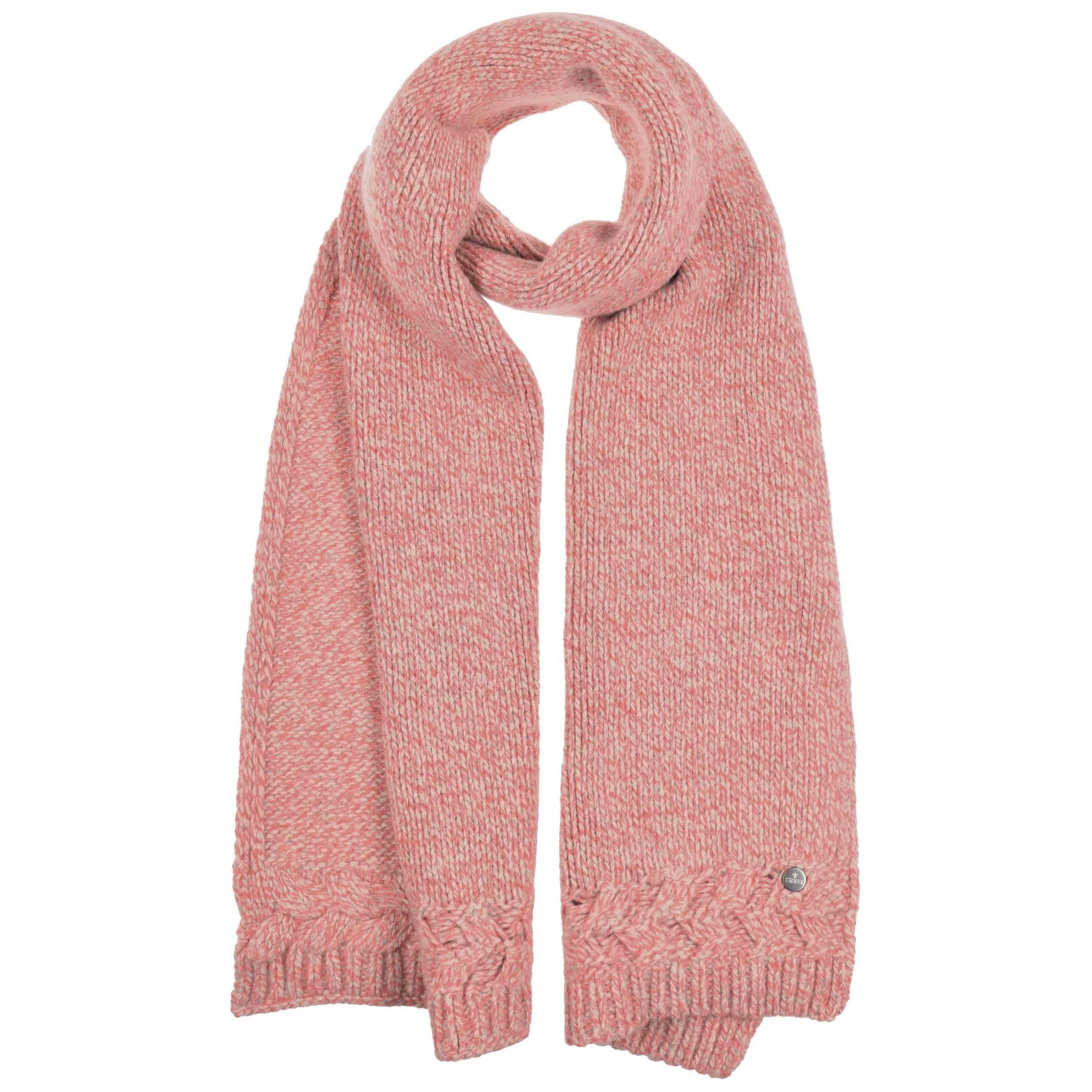 coral cashmere scarf