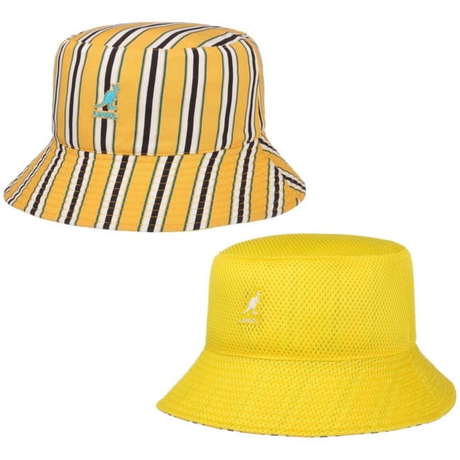 kangol double pattern bucket