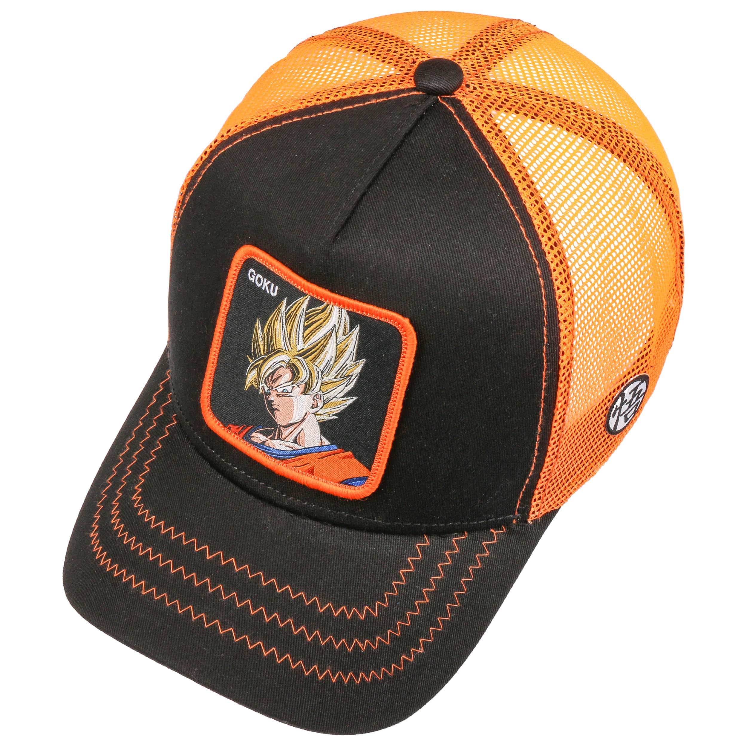 CAPSLAB Dragon Ball Goku Trucker Cap Basecap Baseballcap Truckercap Meshcap