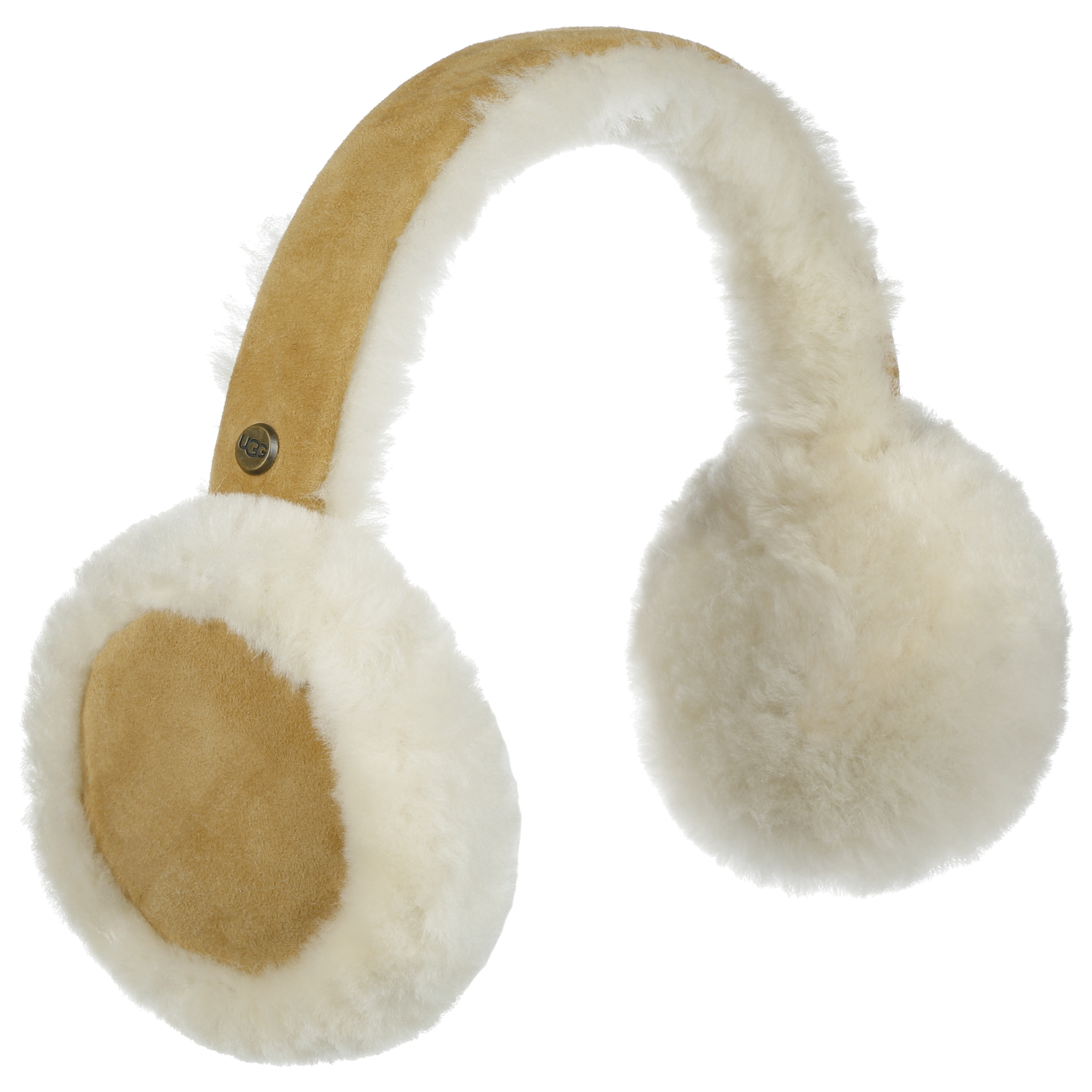 ugg australia leather shearling ear muffs
