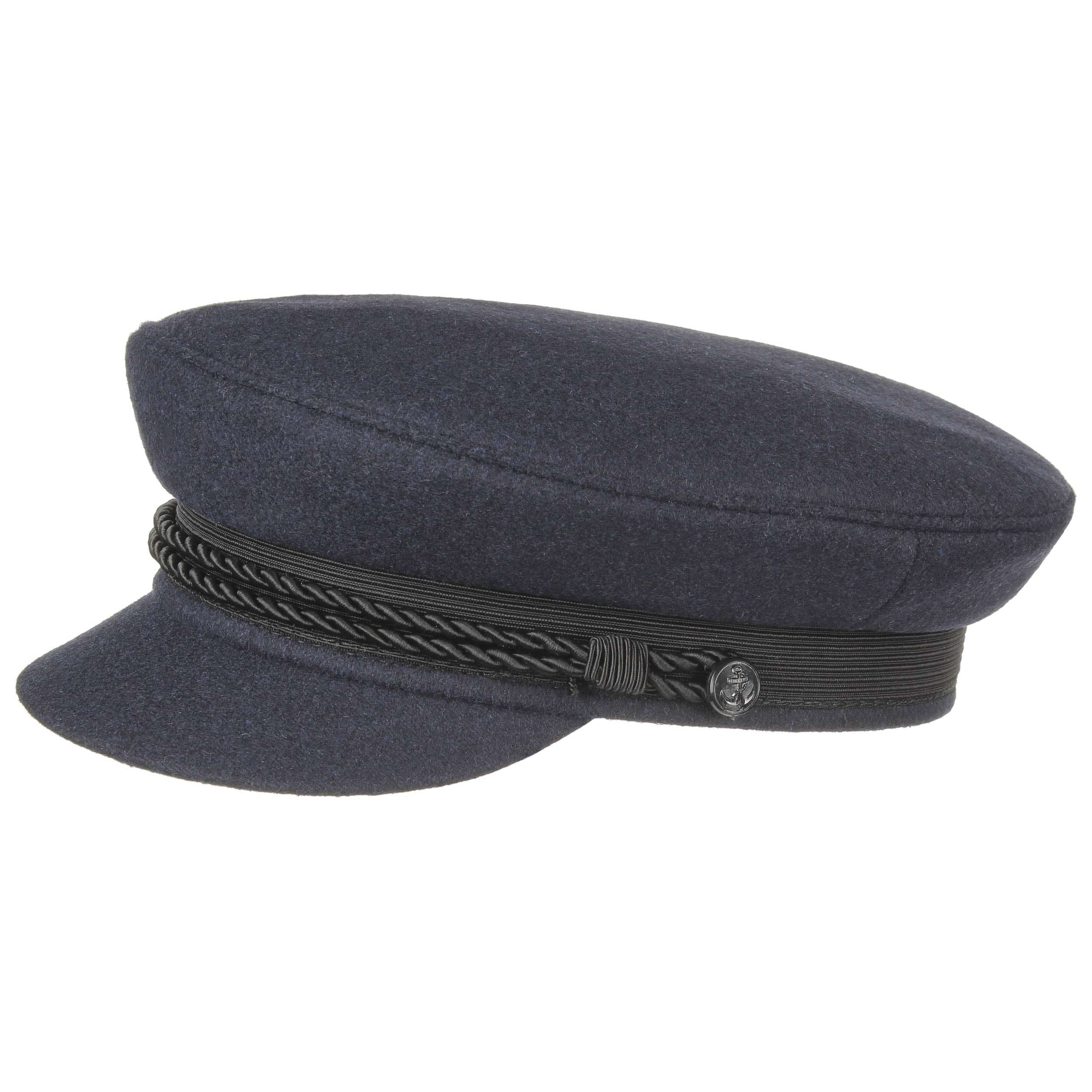 Cappello Capitano Elbsegler Uomo - Lana E Cachemire, Design Marinaro Con Bottoni E Cordino - Foto 13