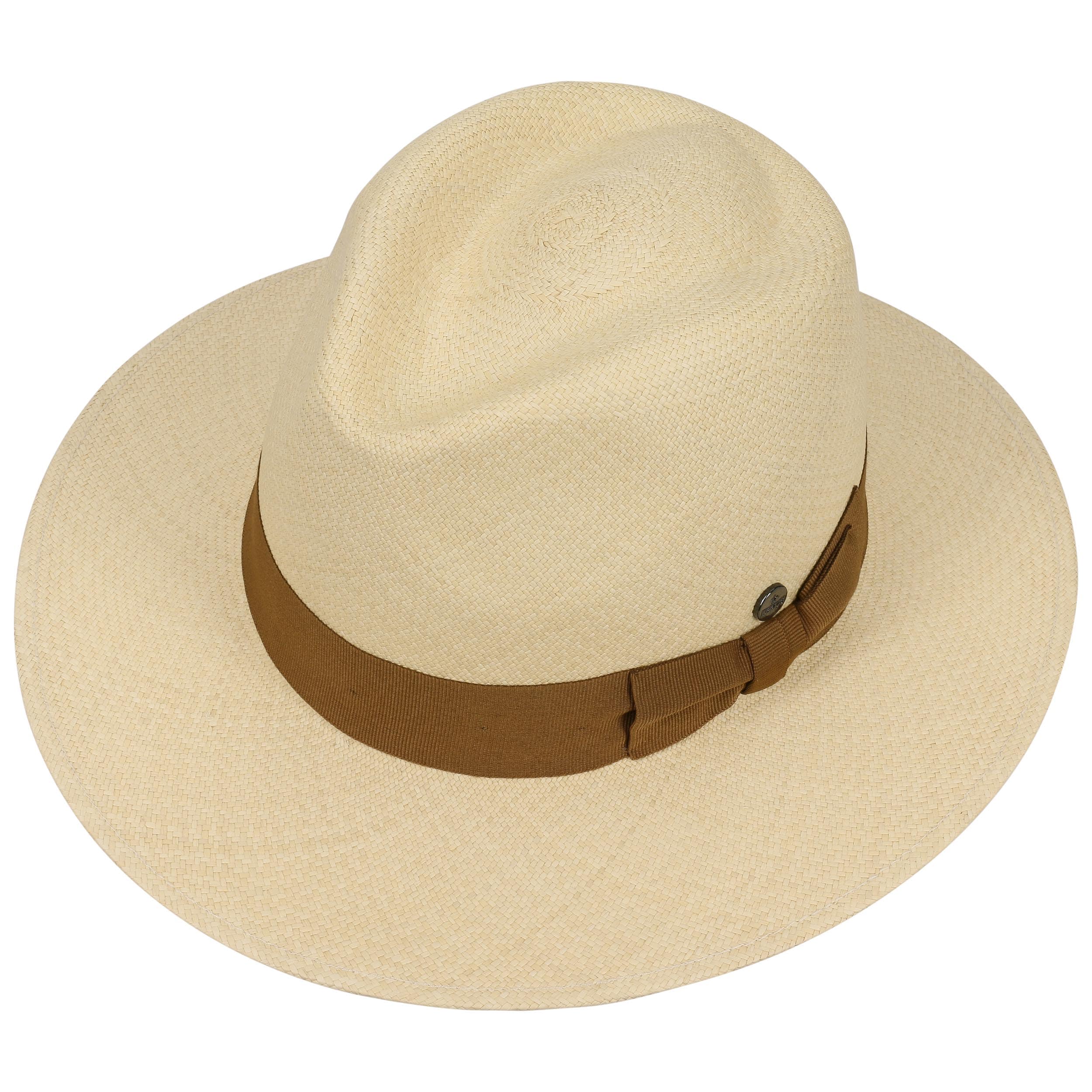 New FEDORA BUGATTI Panama Hat Montecristi FINE STRAW