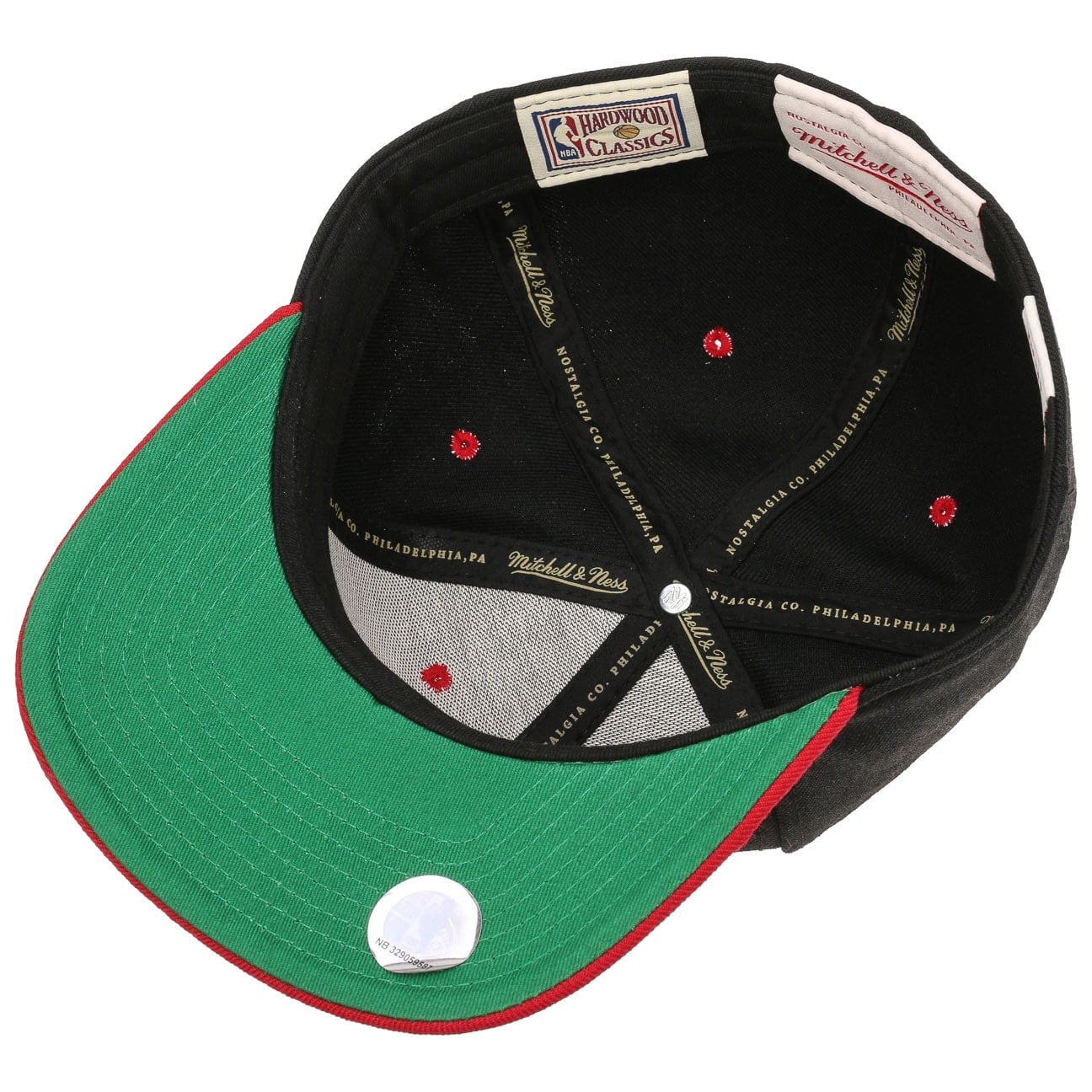 Fitted Miami Heat Cap By Mitchell Ness 19 95