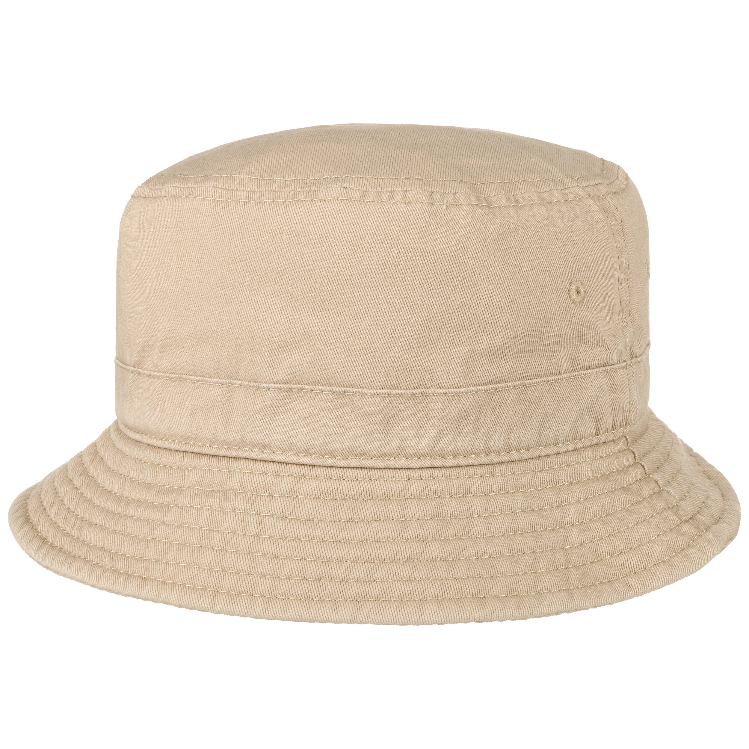 beige bucket hat