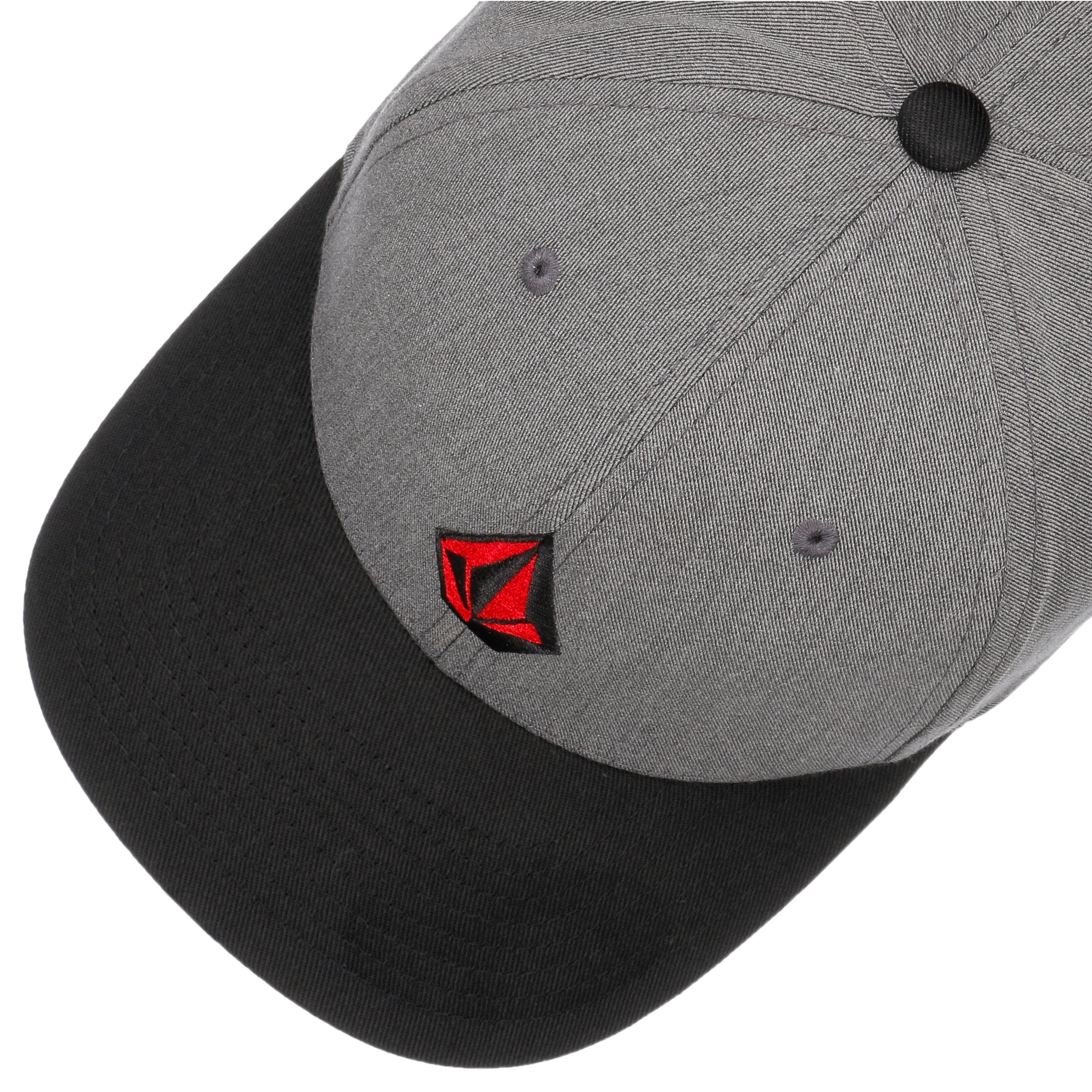 Volcom Herren Full Stone Flexfit Cap – Gesticktes Logo, Twill, Belüftet, In S/M (58 Cm) Oder L/XL (60 Cm)