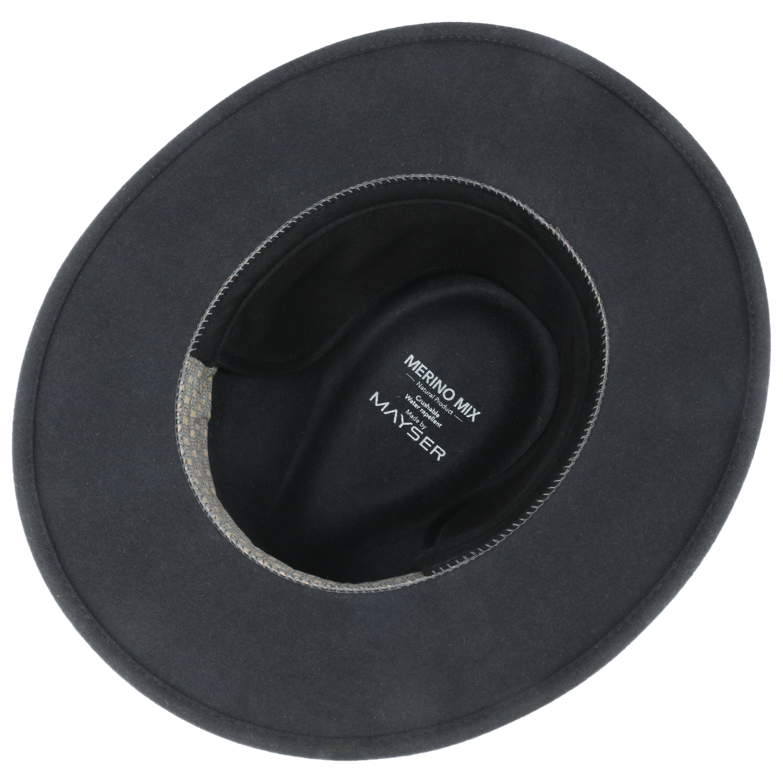 Mayser Gedeon Plus Traveller Wollfilzhut - Wasserabweisender Outdoor Hut Für Damen & Herren