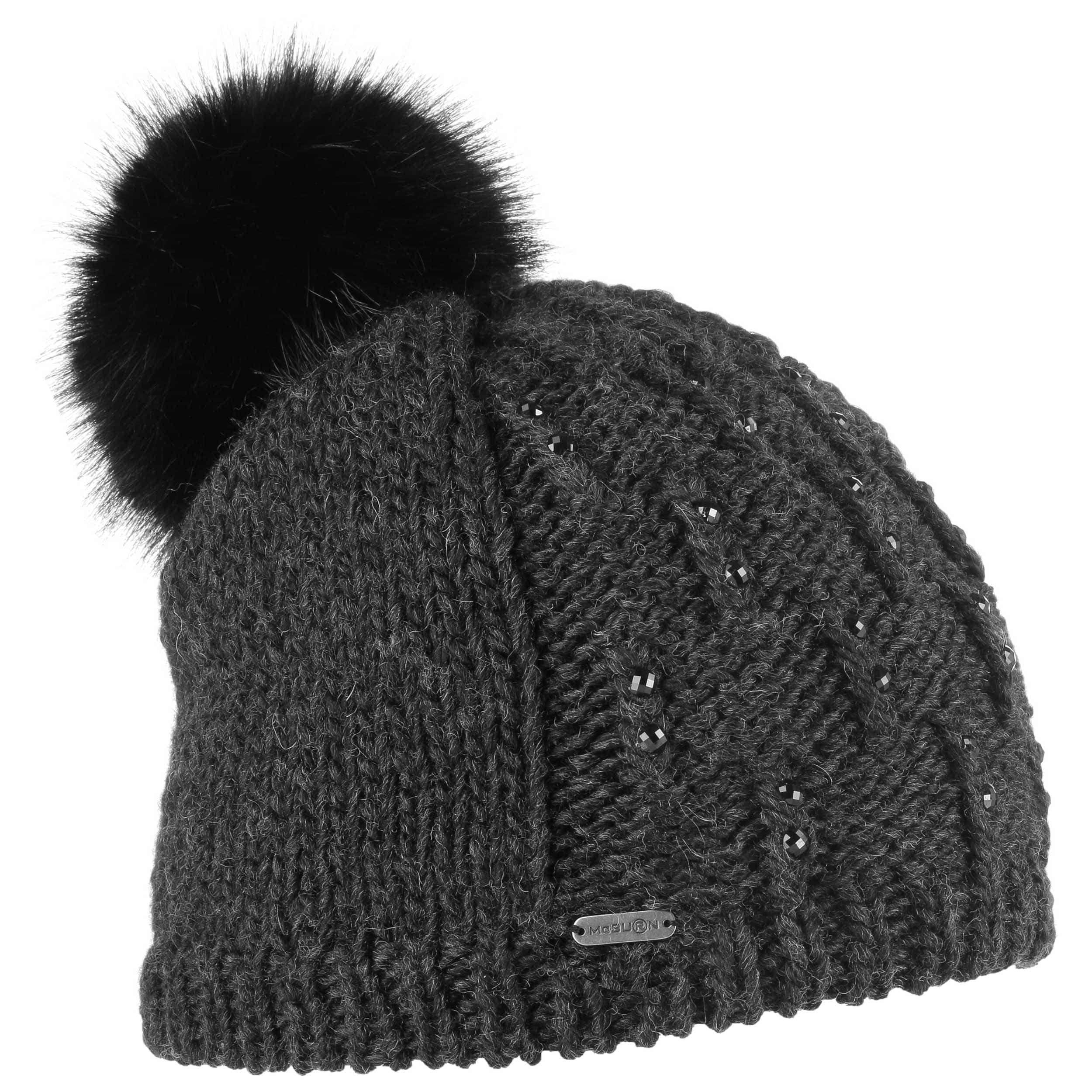 black glitter beanie