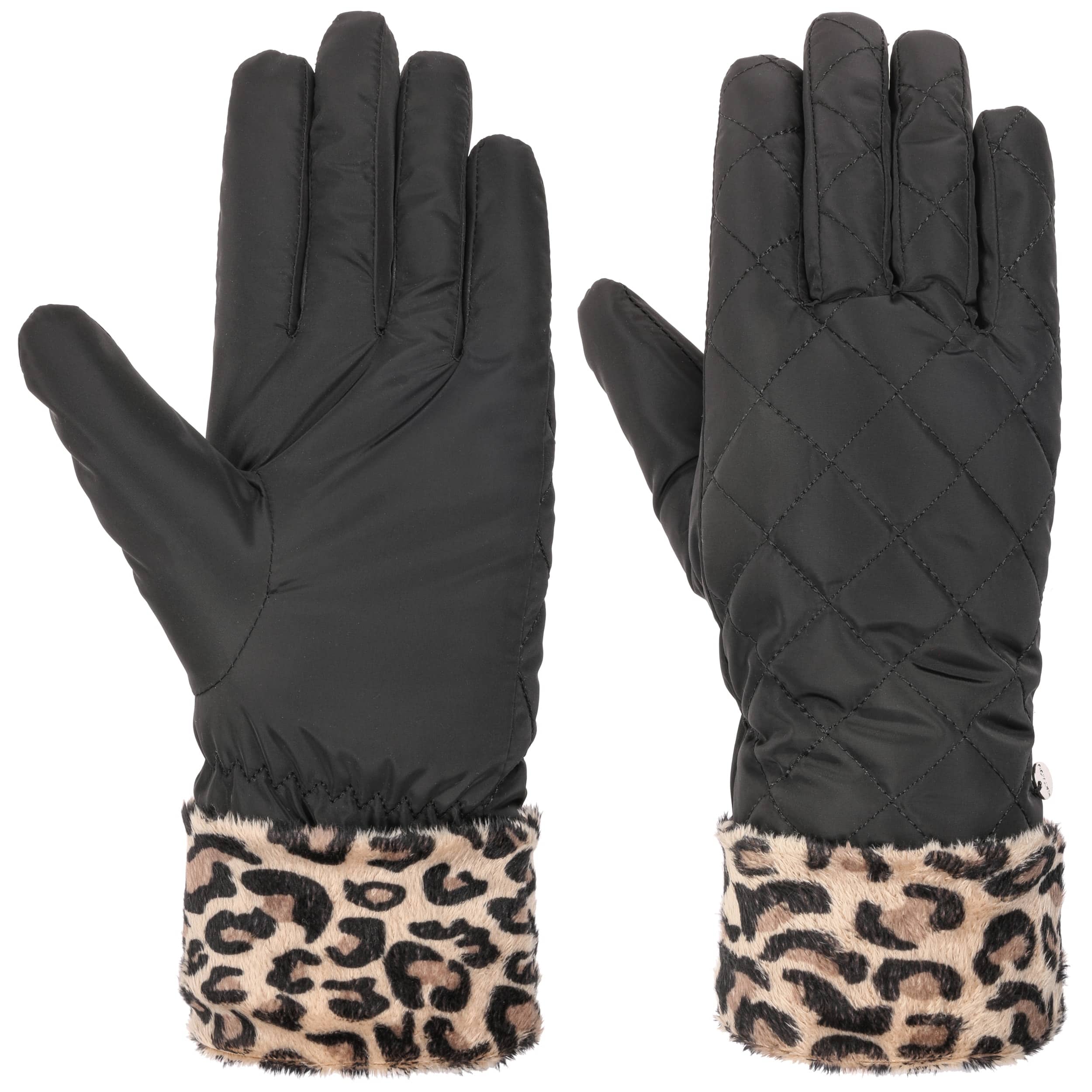 leopard gloves