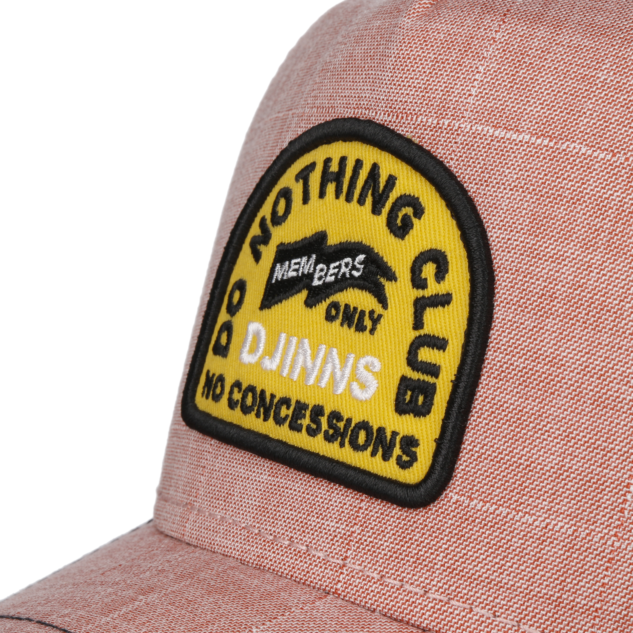 Djinns DNC Sloth Nude HFT Trucker Cap, DNC Cherry Black #37427, One size