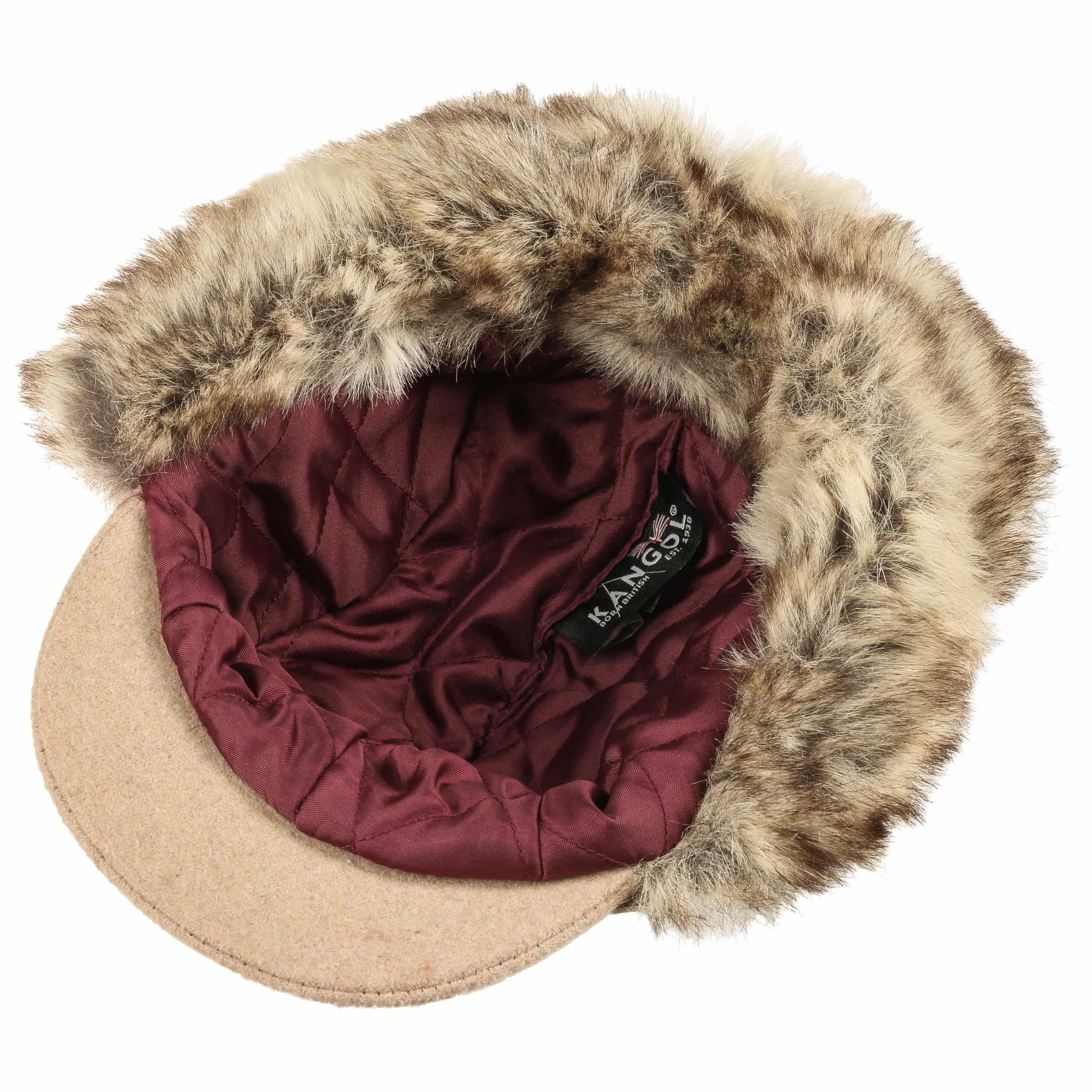 wool aviator hat