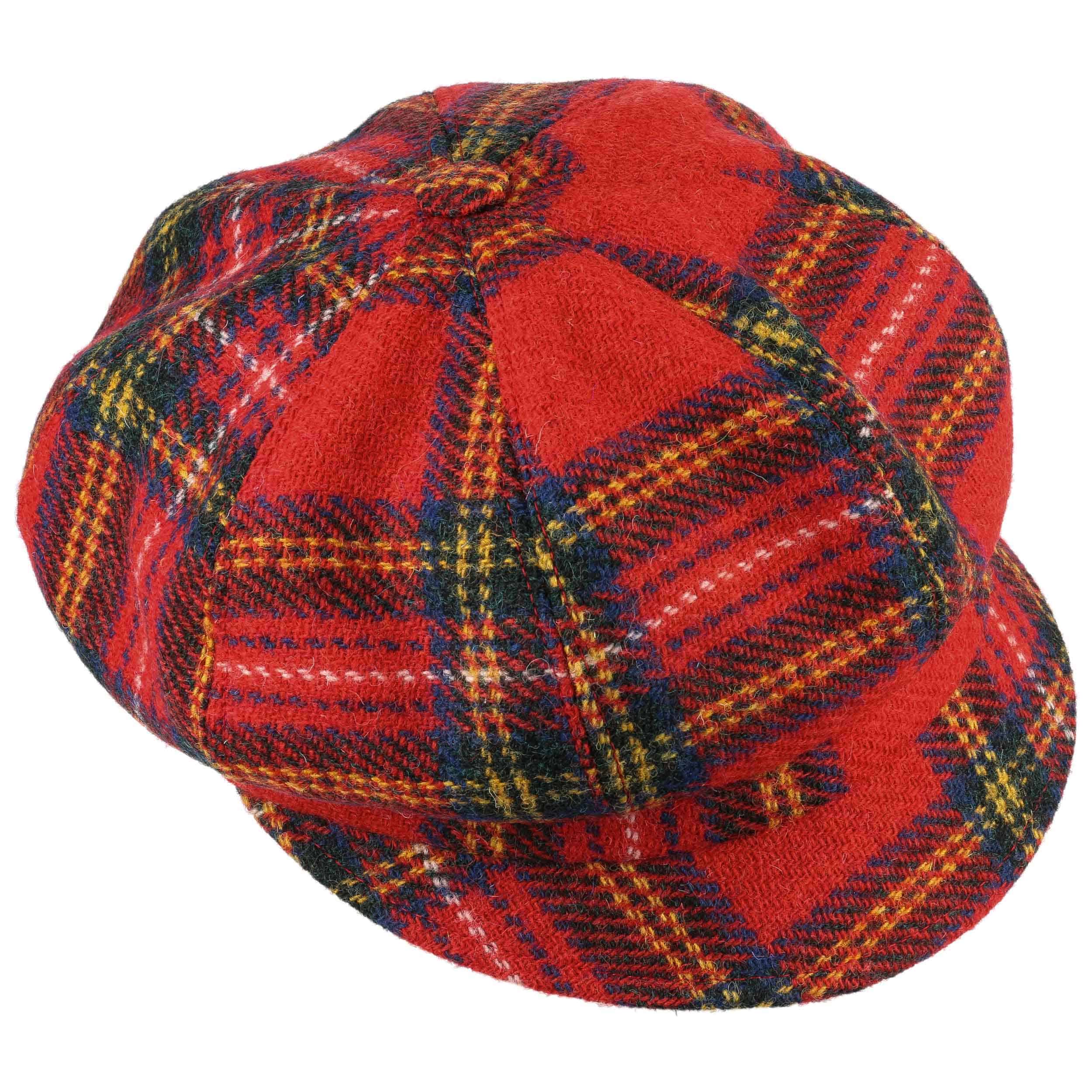 plaid newsboy cap