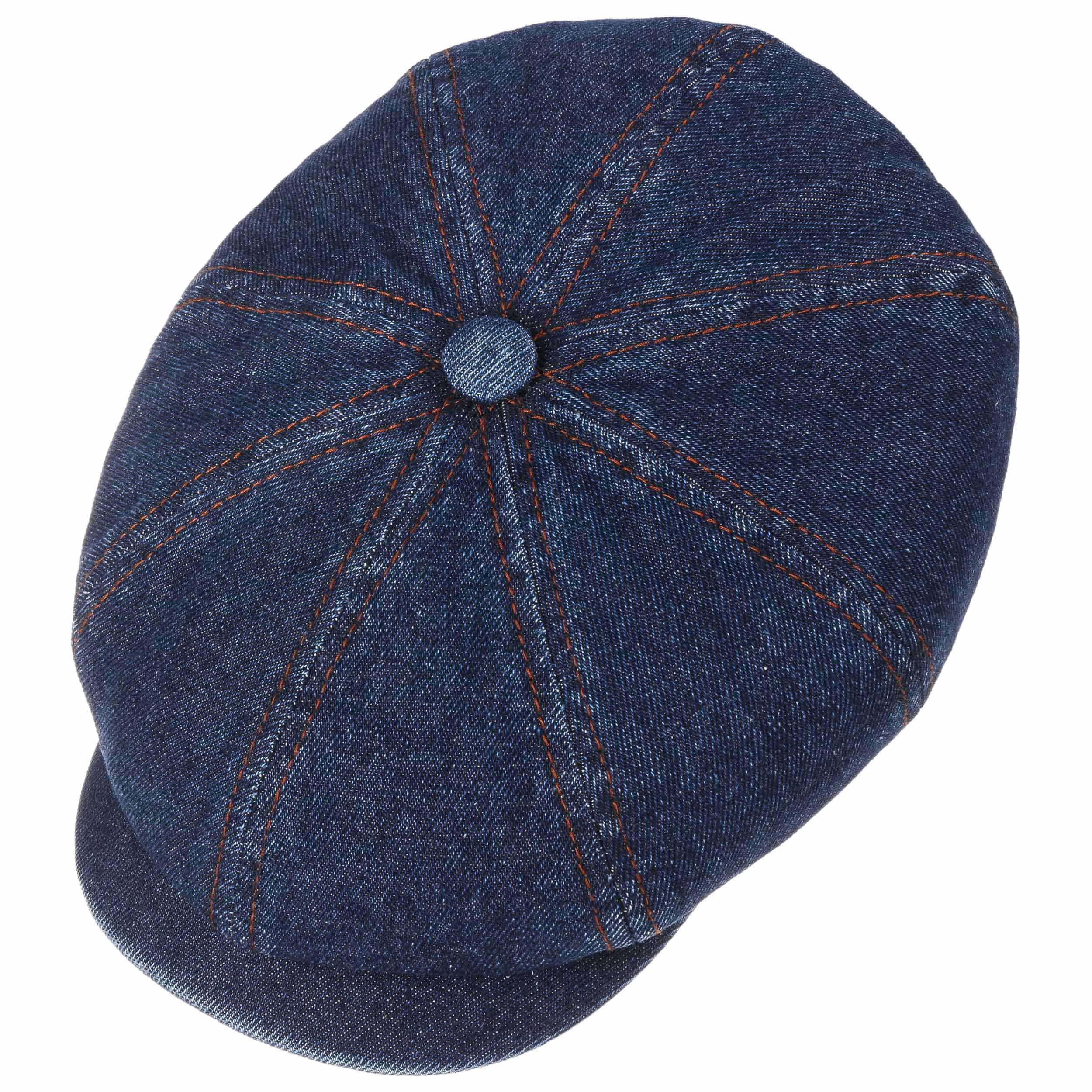 Hatteras Denim Flat Cap By Stetson - 69,00