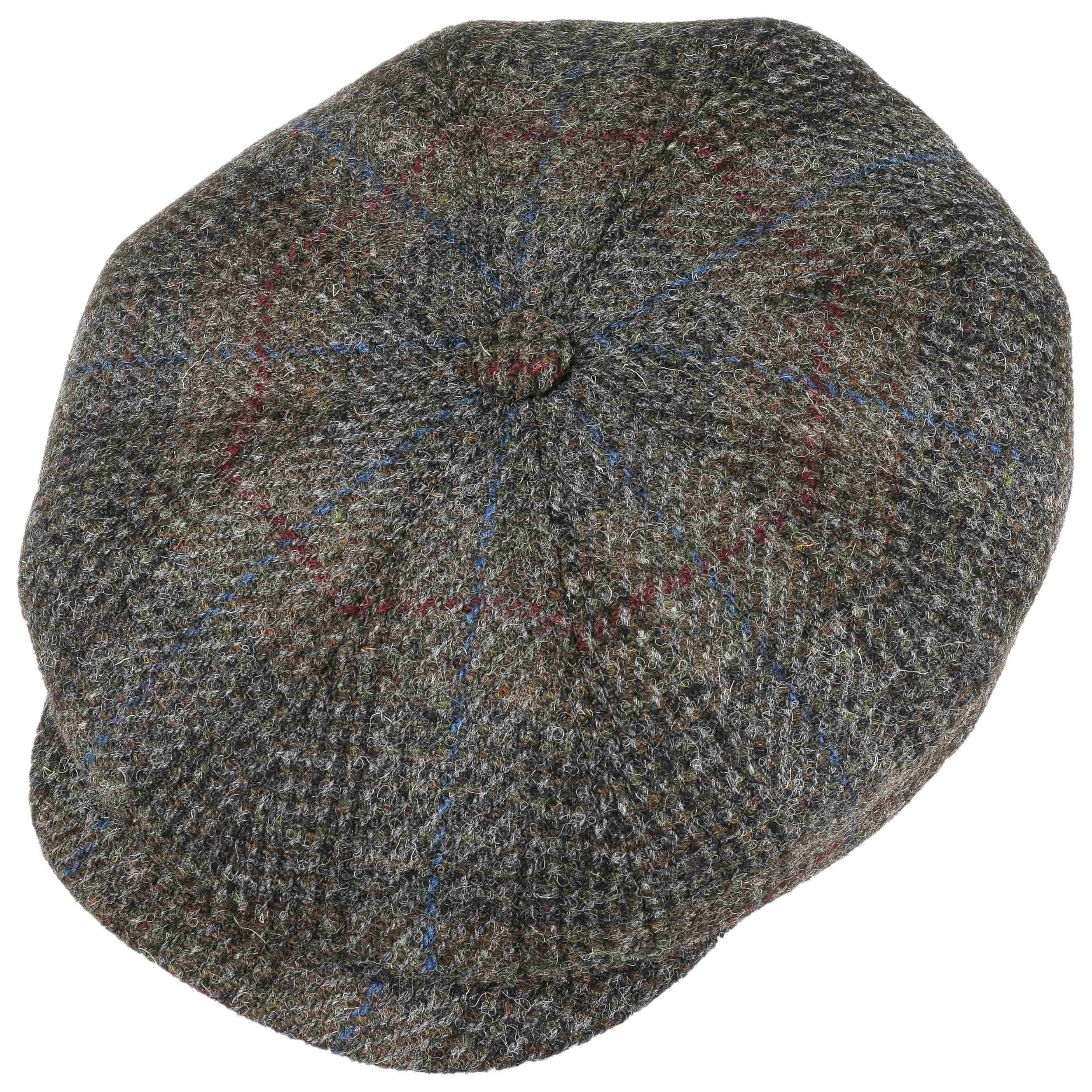Stetson Hatteras Harris Tweed Flatcap - Ballonmütze Made In Germany