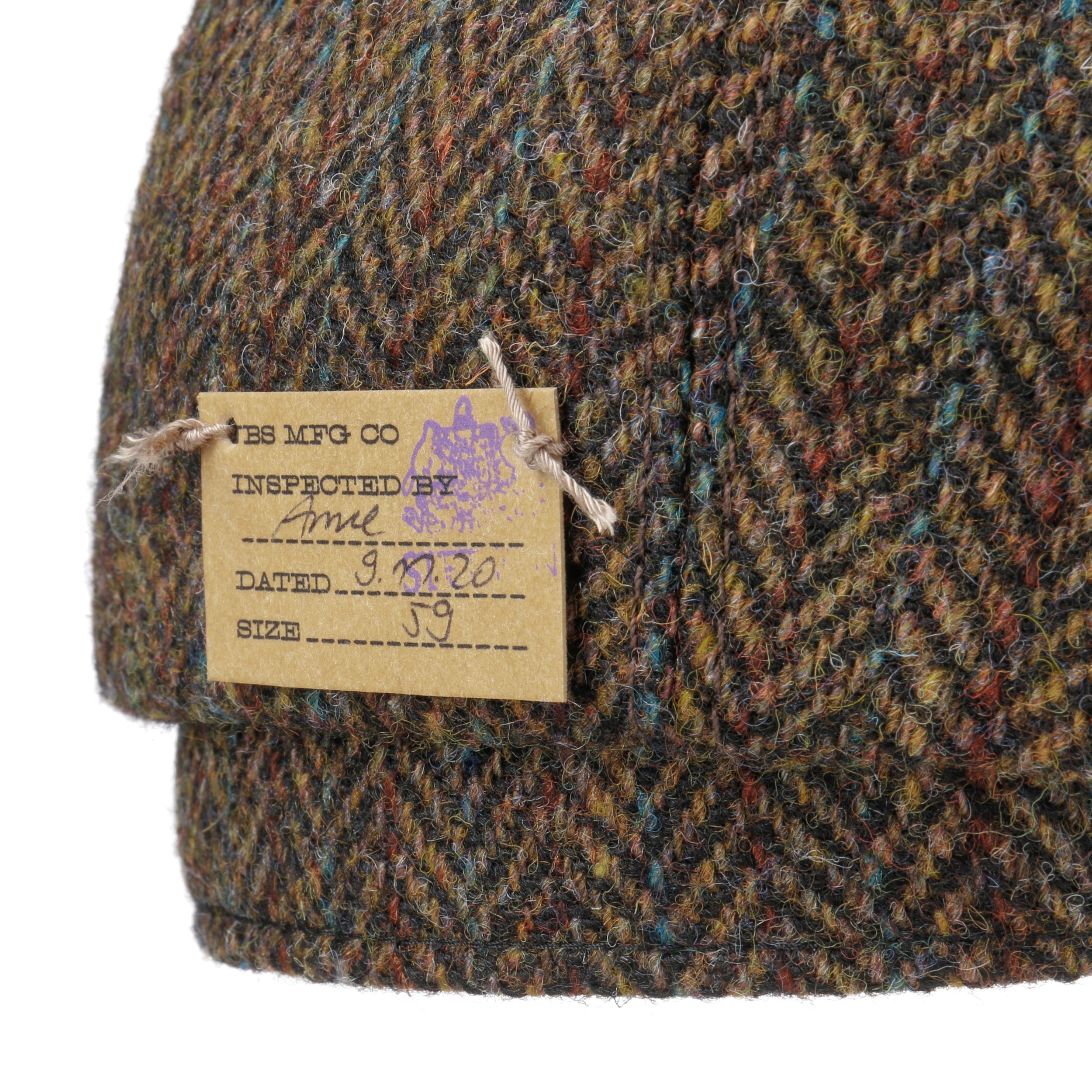Stetson Hatteras Harris Tweed Flatcap - Ballonmütze Made In Germany