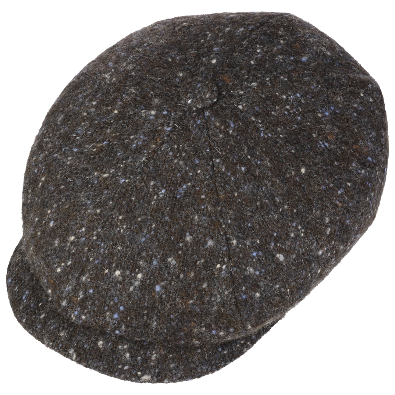 Flat cap - Stetson Hatteras Corduroy Jersey Newsboy Cap (blauw