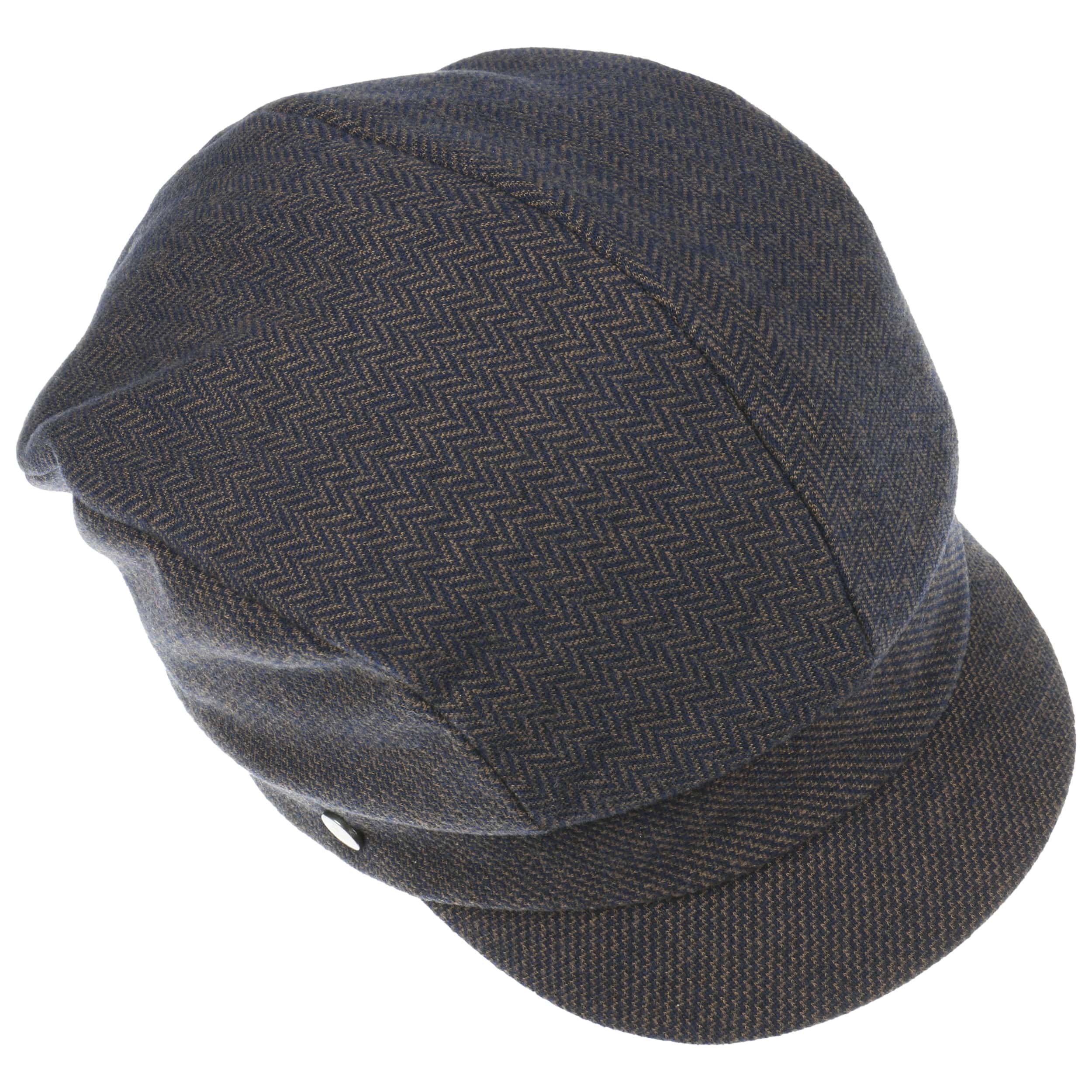 herringbone baker boy hat