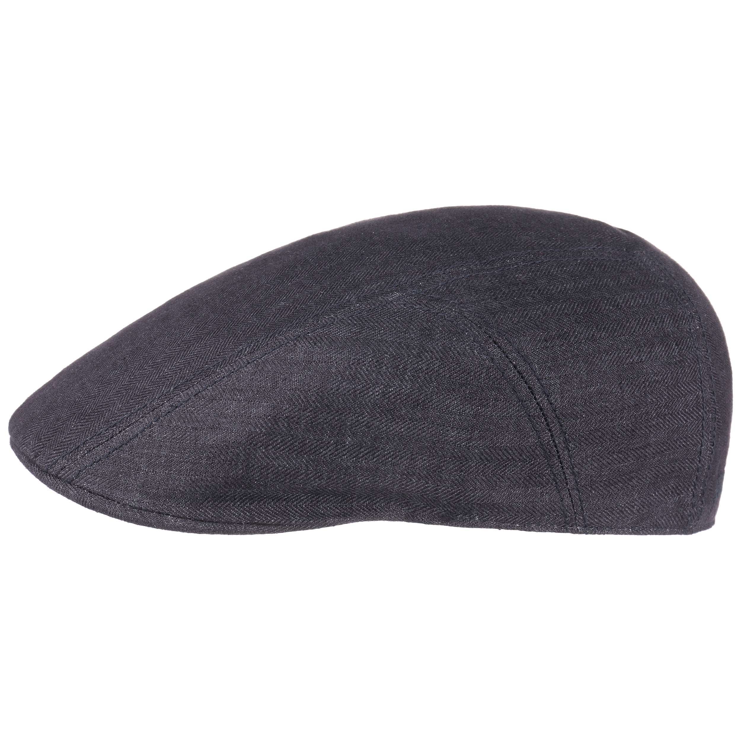 linen flat cap