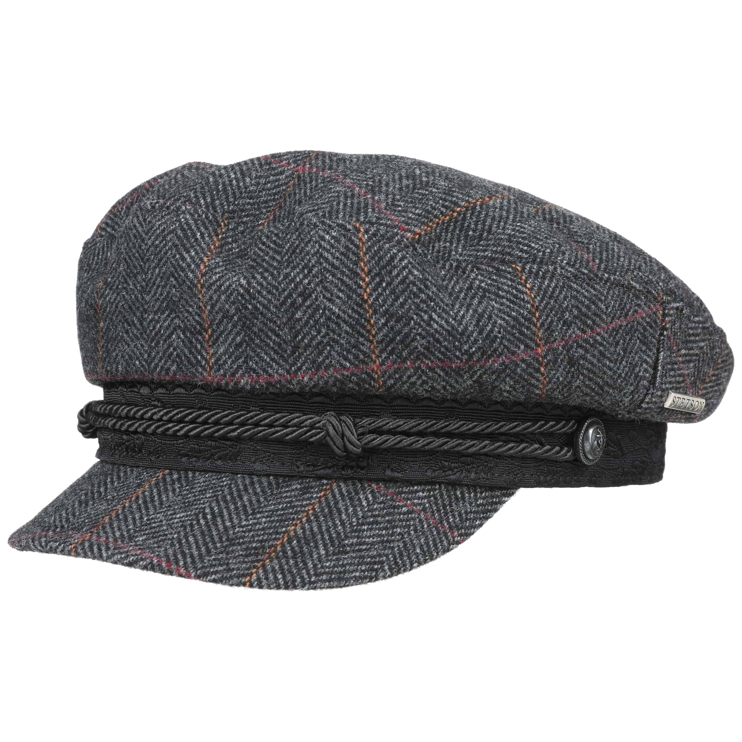 herringbone sailor cap