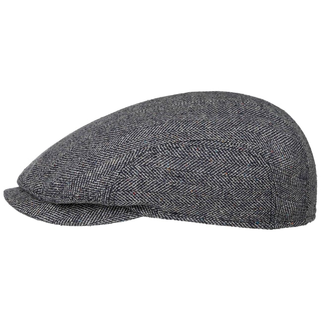 Herringbone Silk Driver Flatcap by Stetson - 119,00 €