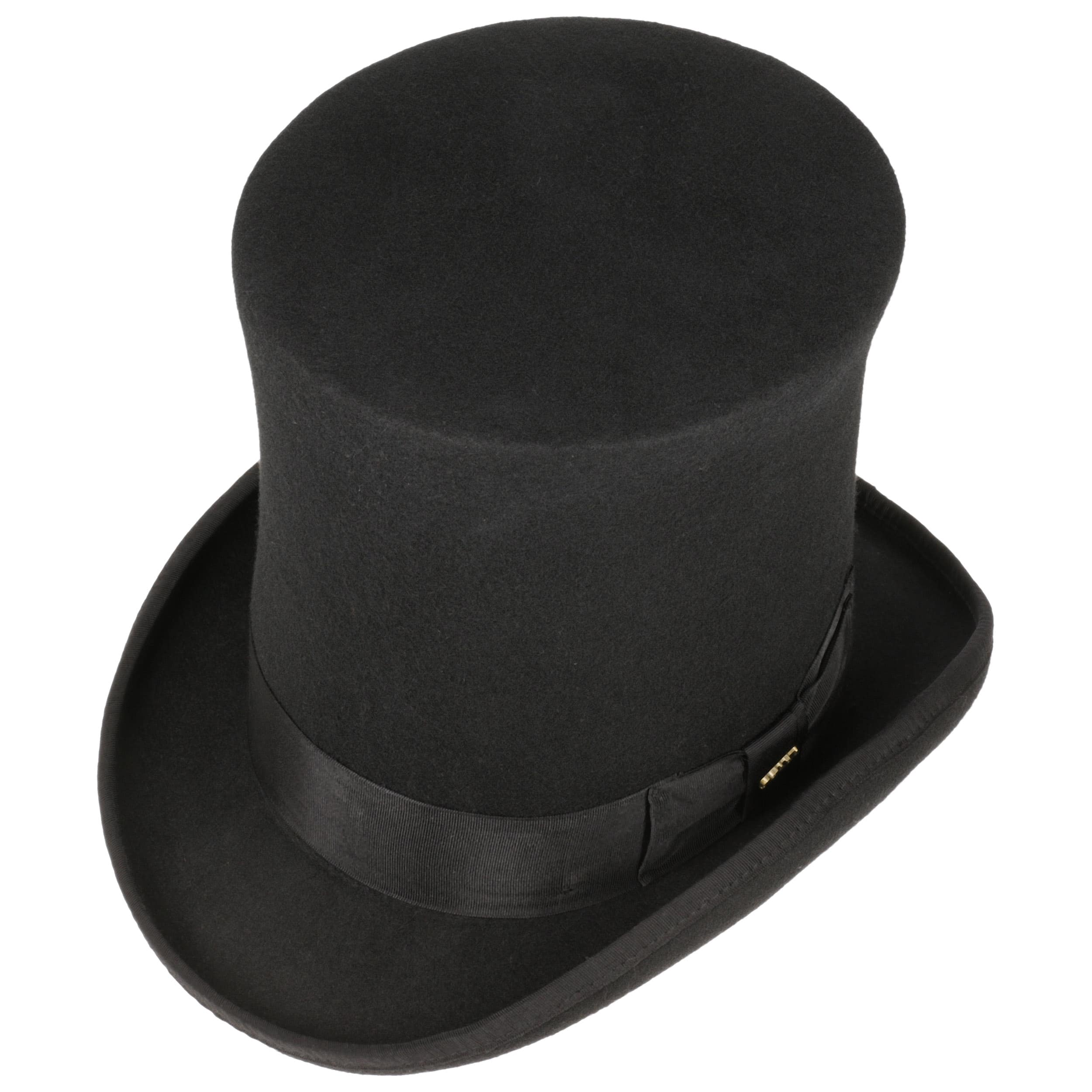 High Crown Wool Felt Top Hat 92,95