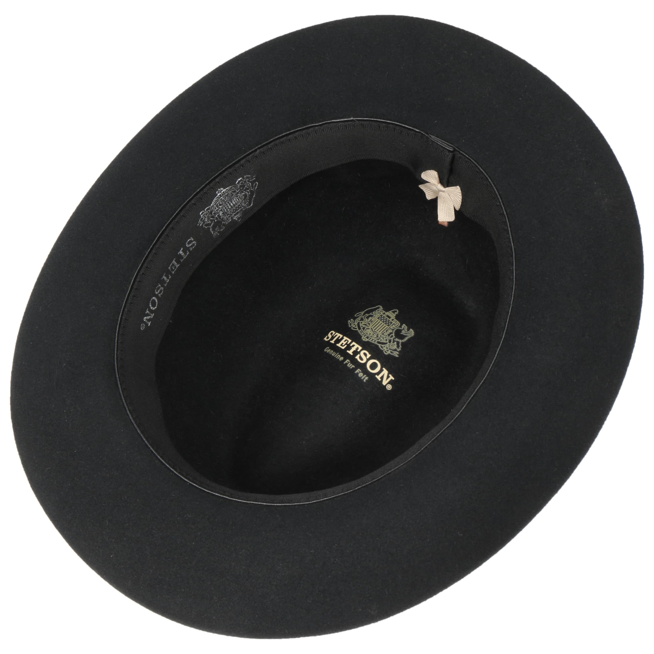 stetson fur felt homburg hat