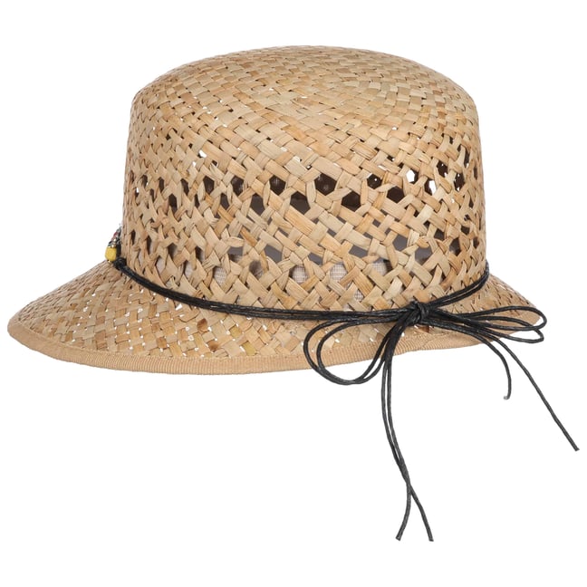 Boland Strohhut Caribbean – Bunter Faschingshut Mit Ausgefranster Krempe | Einheitsgröße Ca. 59 Cm
