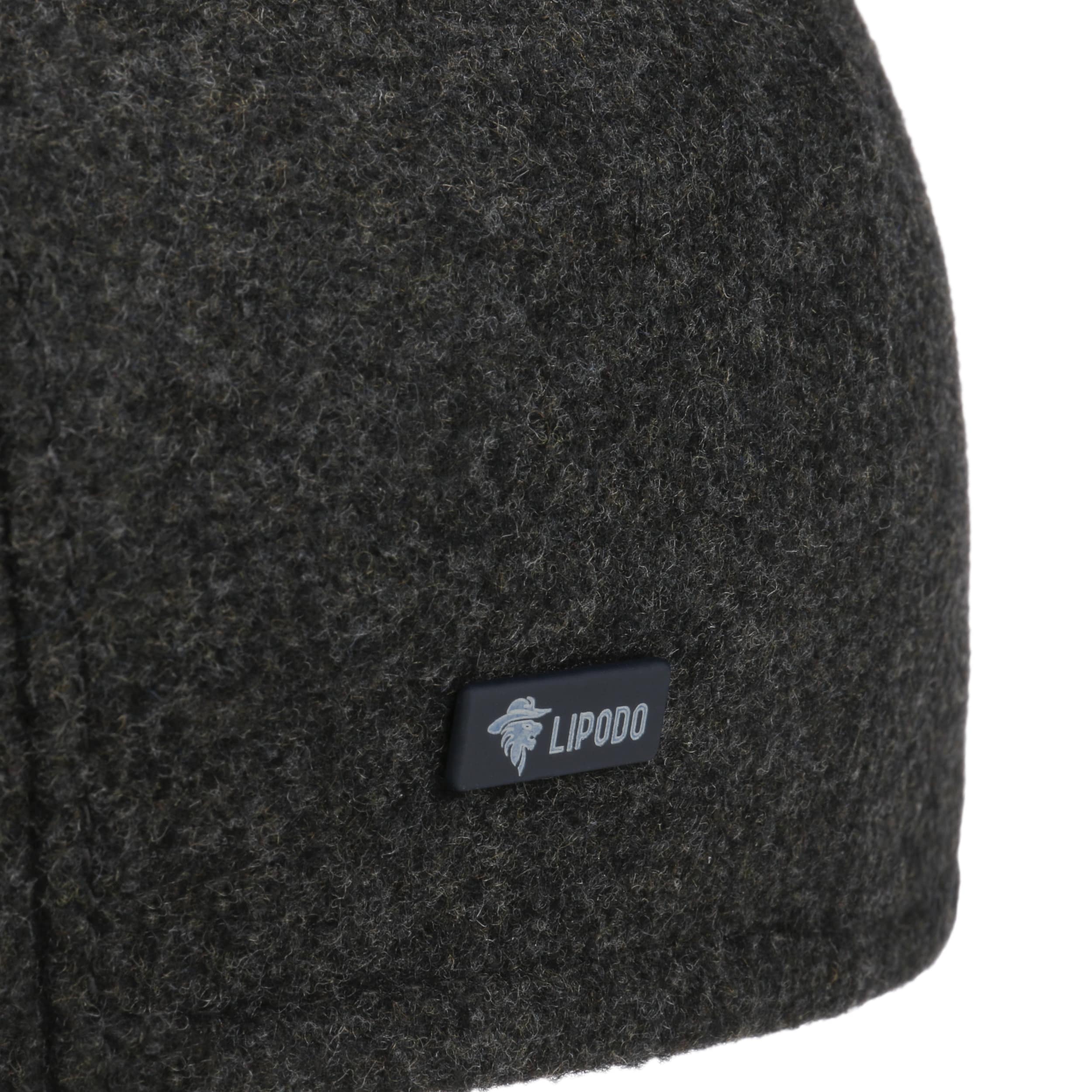 LIPODO Inglese Classic Flat Cap Made in Italy Unisex Winter Wool