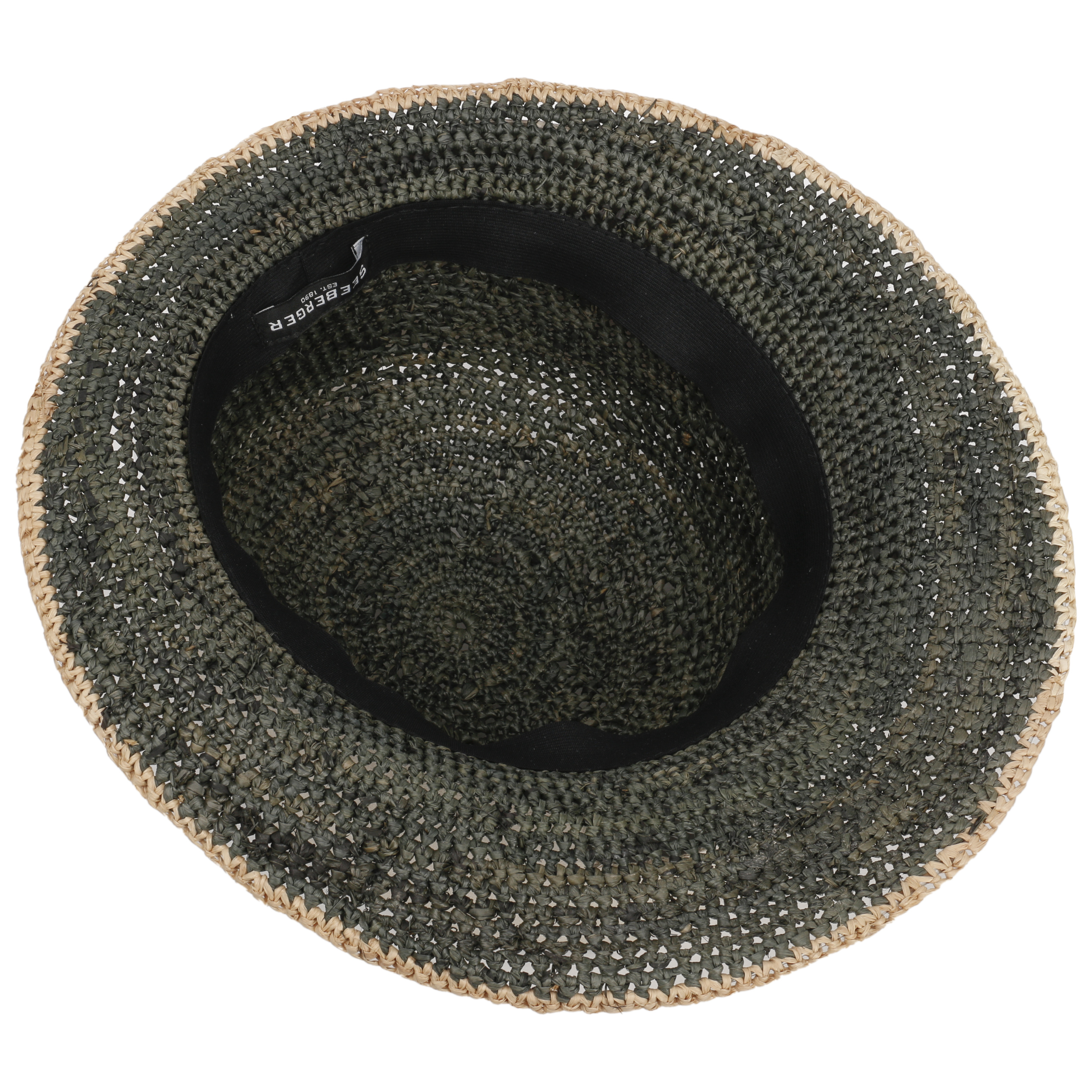 Seeberger Raffiahut Damen - Eleganter Sommerhut Mit Breiter Krempe