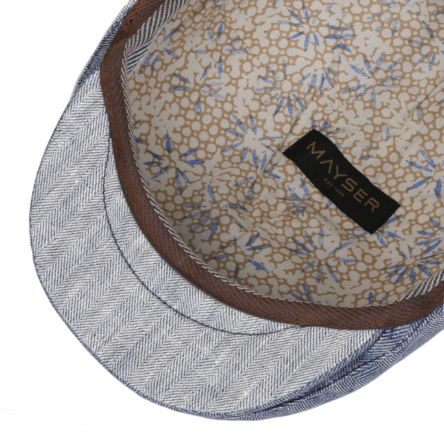 Mayser Paquito Flatcap - Zechbauer Schirmmütze Aus 100% Baumwolle, Made In EU