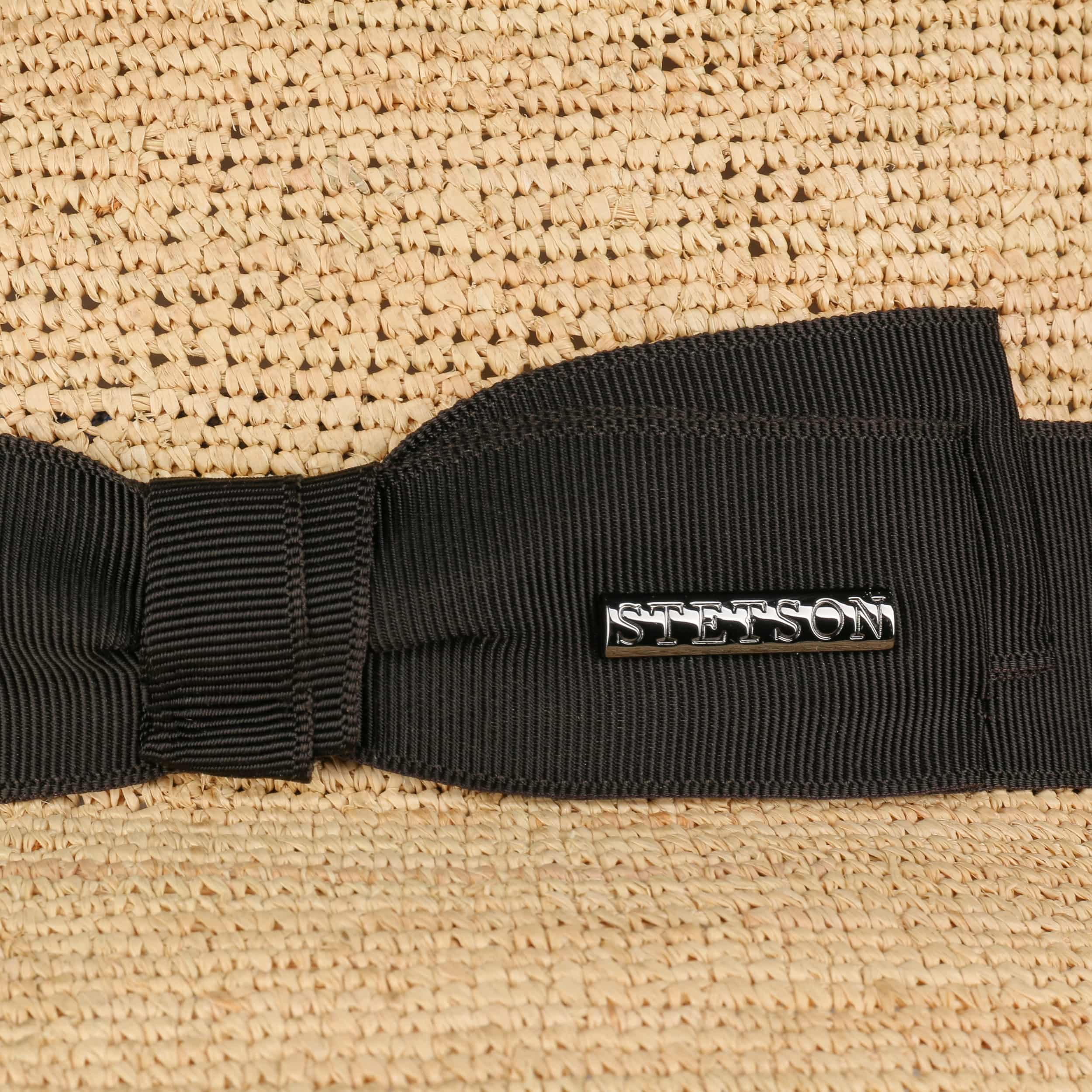 Stetson Jenkins Strohhut Fedora - Natur Made In Italy Unisex