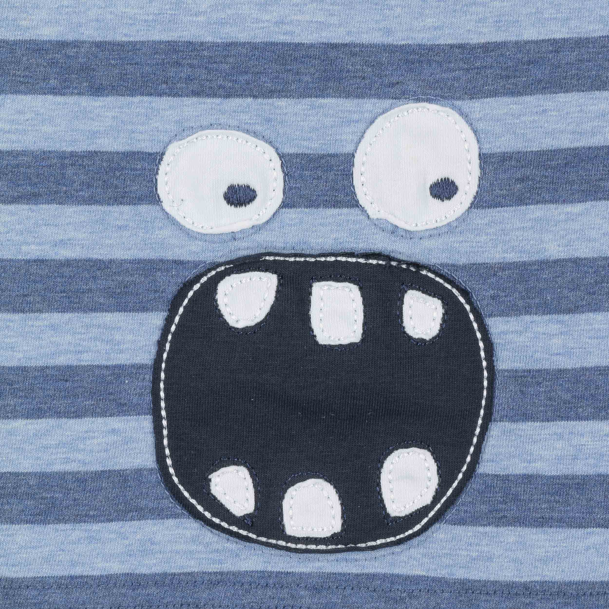 Döll Jungen Boho-Mütze Aus Jersey – Lässige Beanie Mit Monster-Motiv, UV-Schutz 30, OEKO-TEX Zertifiziert