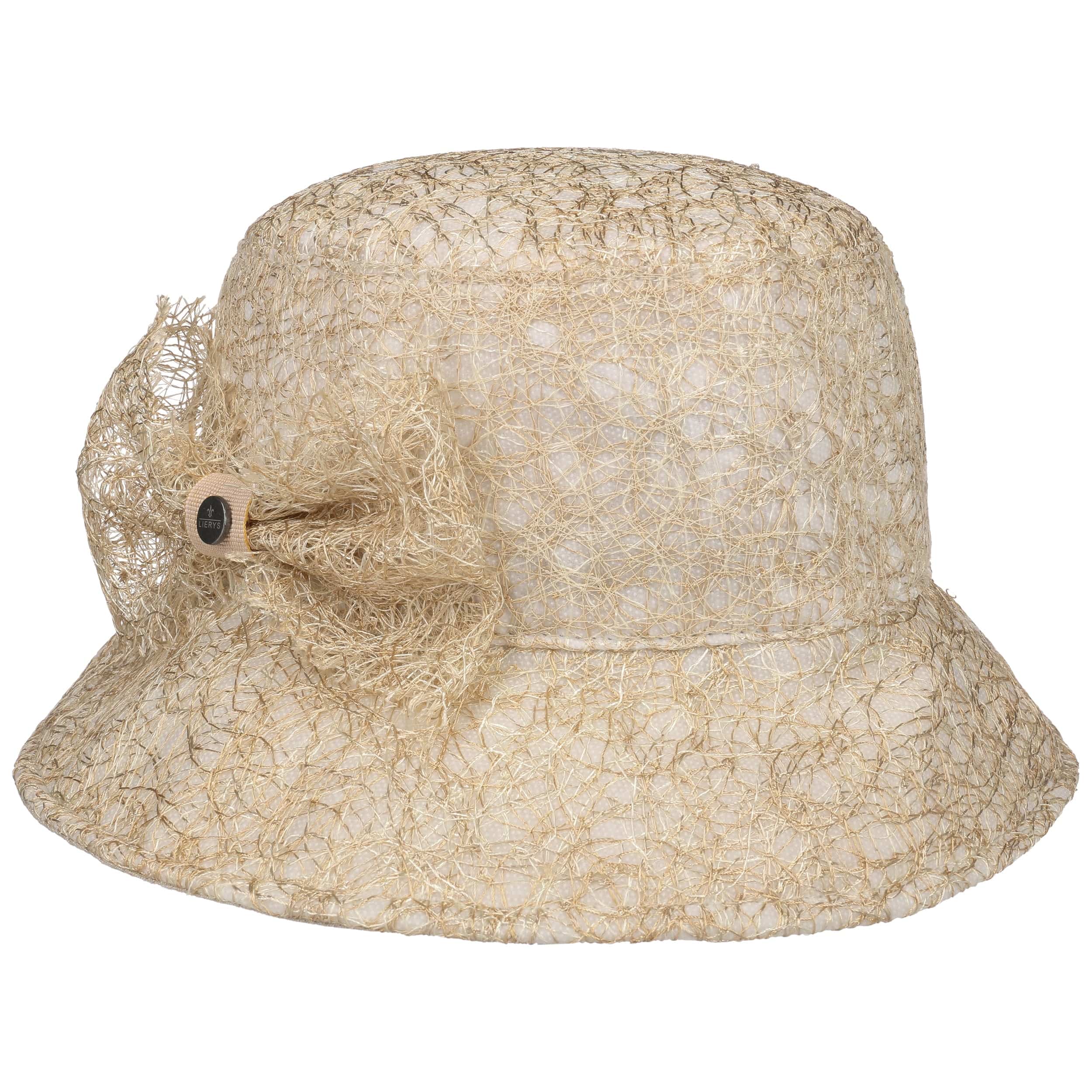LIERYS Strohhut Damen Mit Schleife - Vintage Sonnenhut Für Sommer