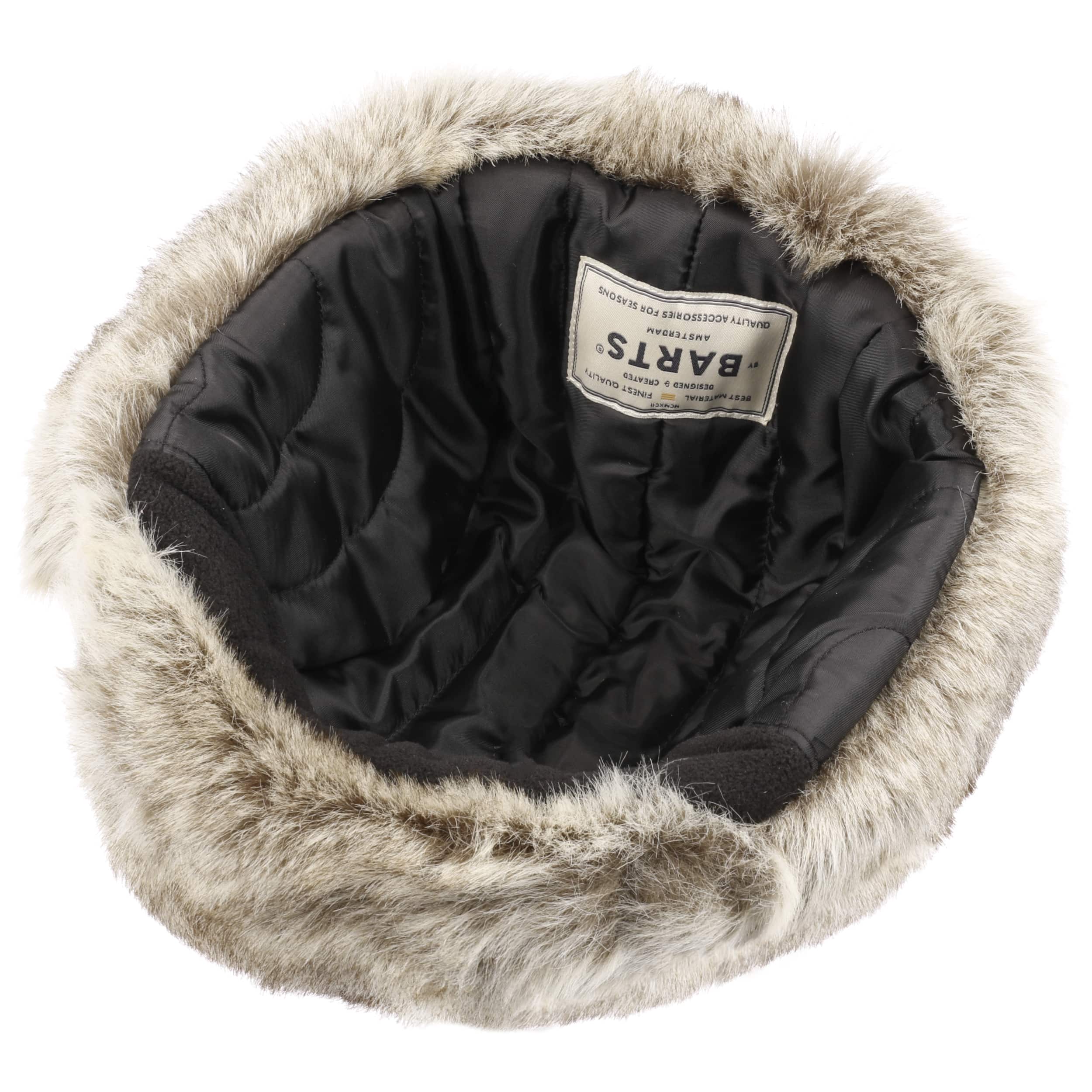 CLAPE Unisex Kunstleder Fliegermütze Wasserdicht Trappermütze Warme Wintermütze Mit Ohrenklappen