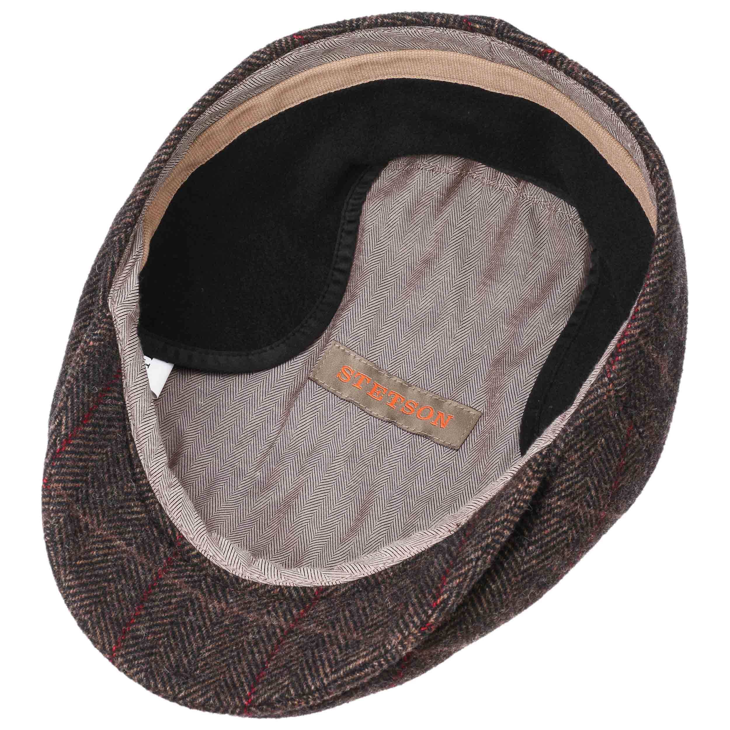 wool driving cap with ear flaps