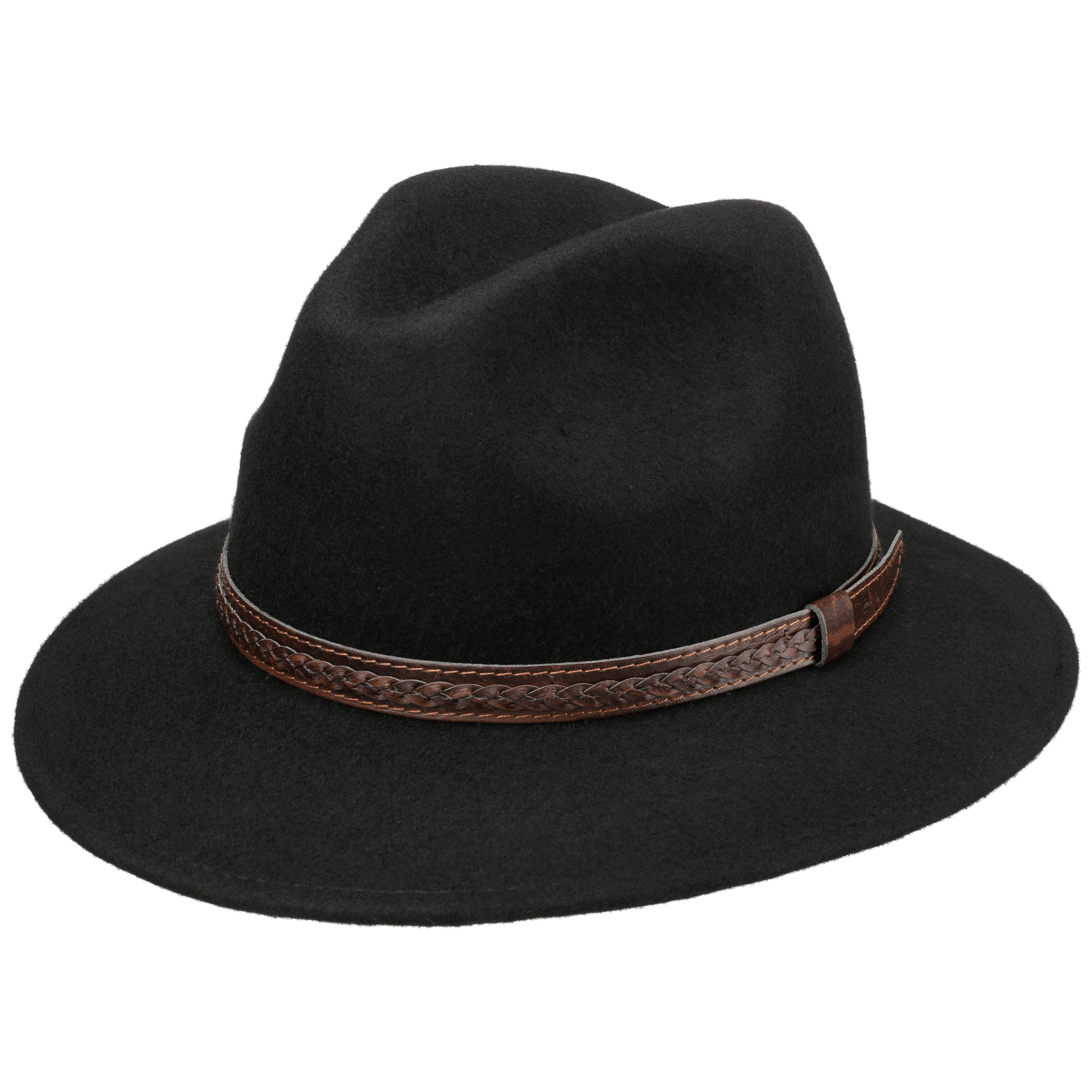 black wool hat