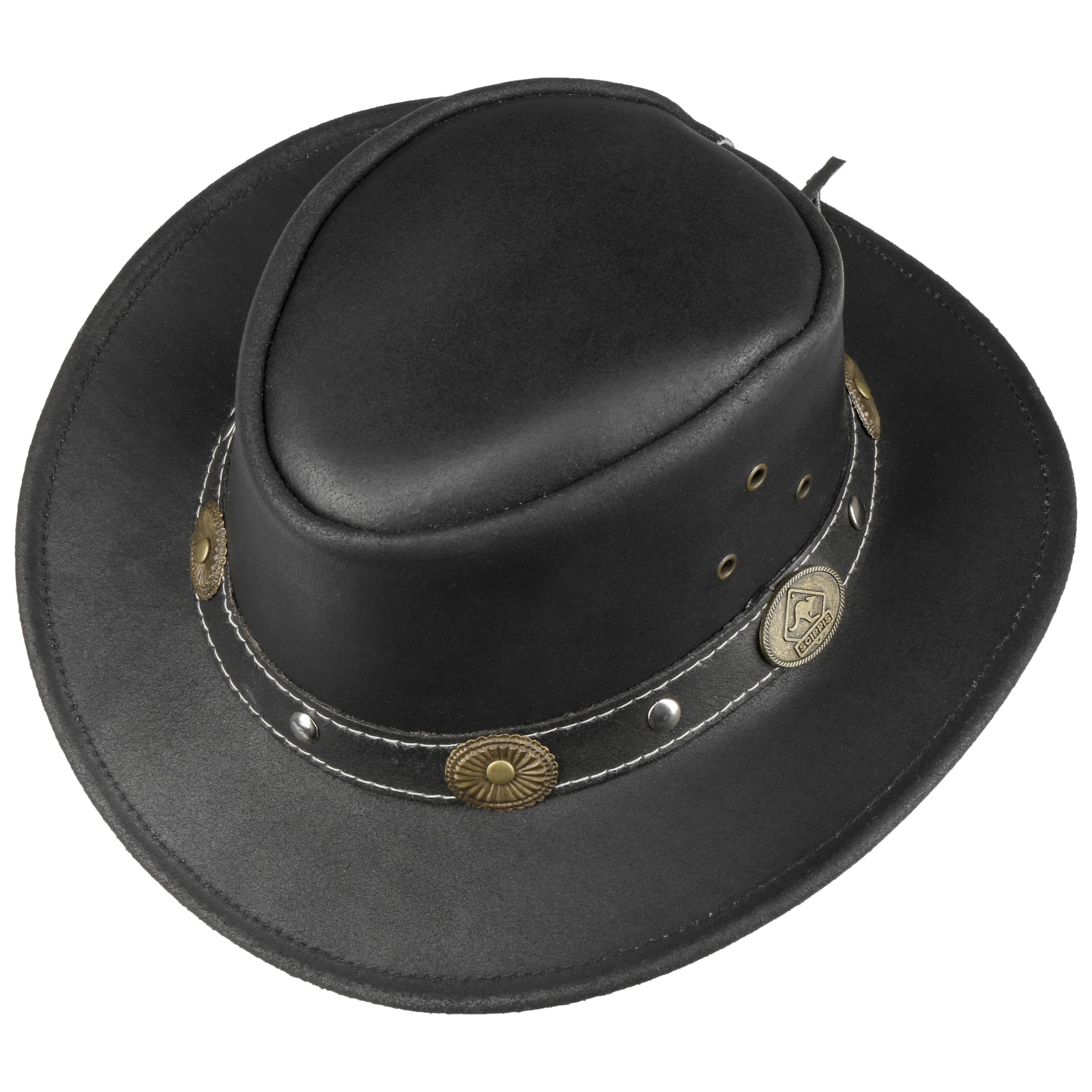 kids leather hat