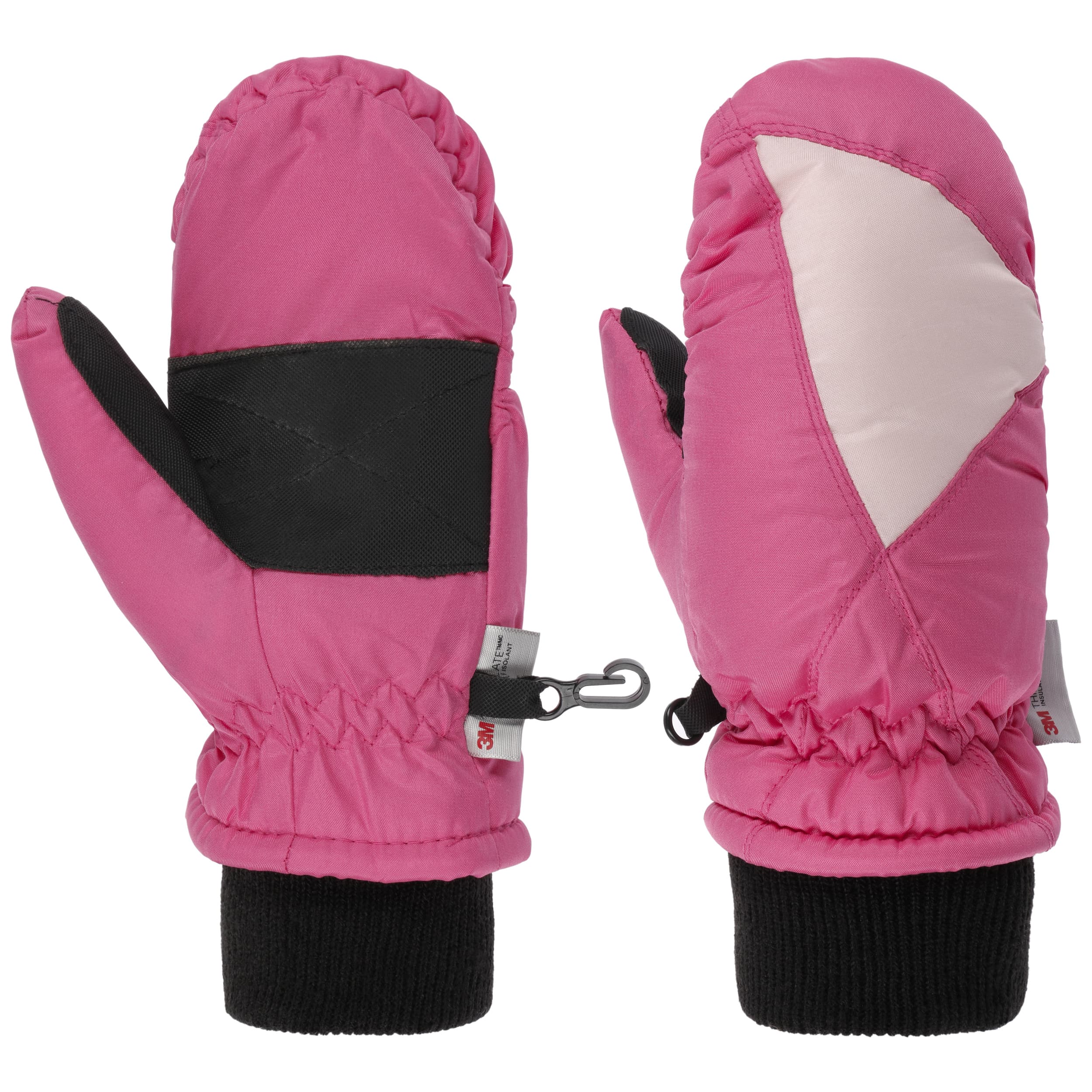 Ski-Faust-Handschuhe für Kinder -wasserdicht mit Bündchen und Band