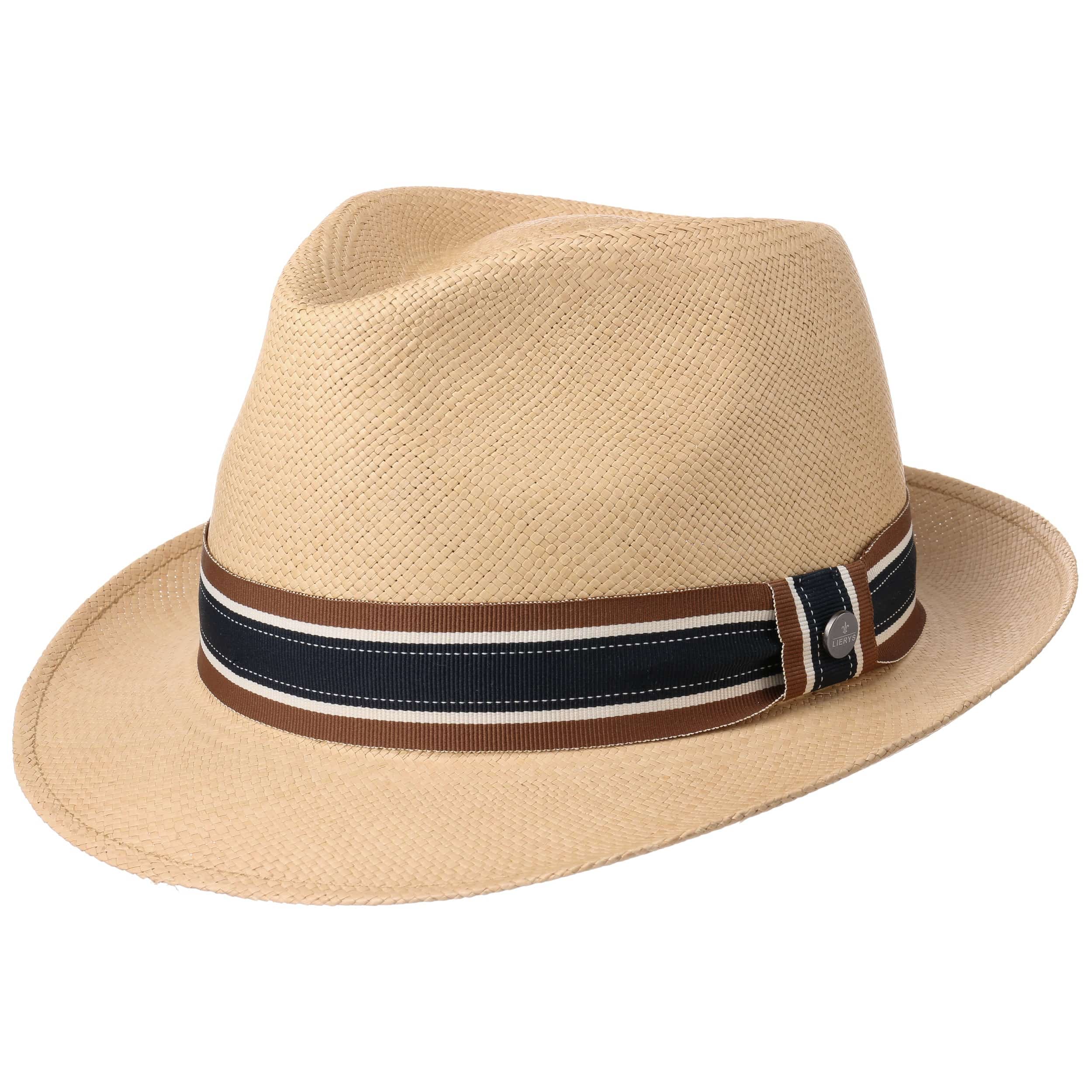 hochwertiger PANAMAHUT Hut handgefertigt aus 100% PANAMA-Stroh weiß 