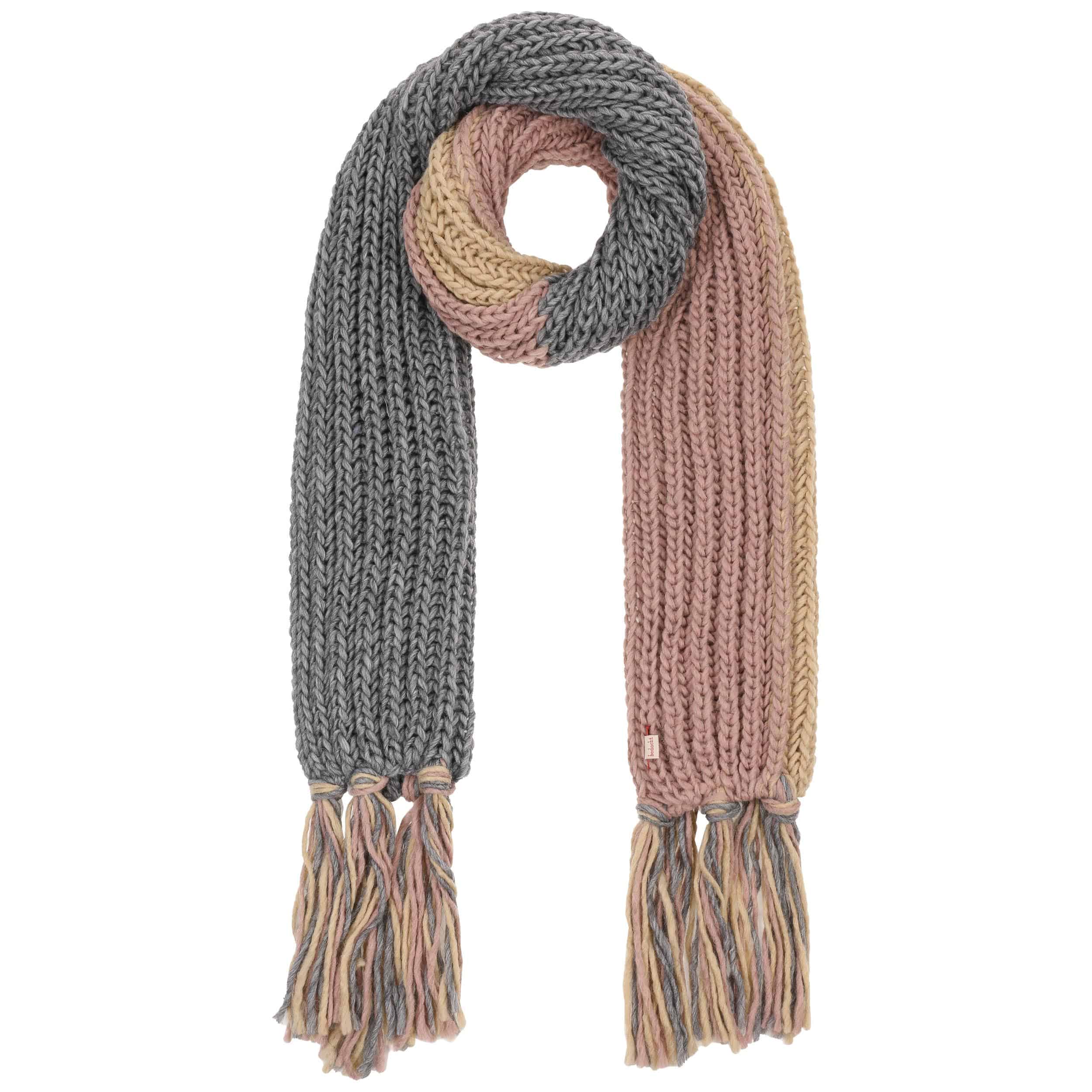 tan knit scarf