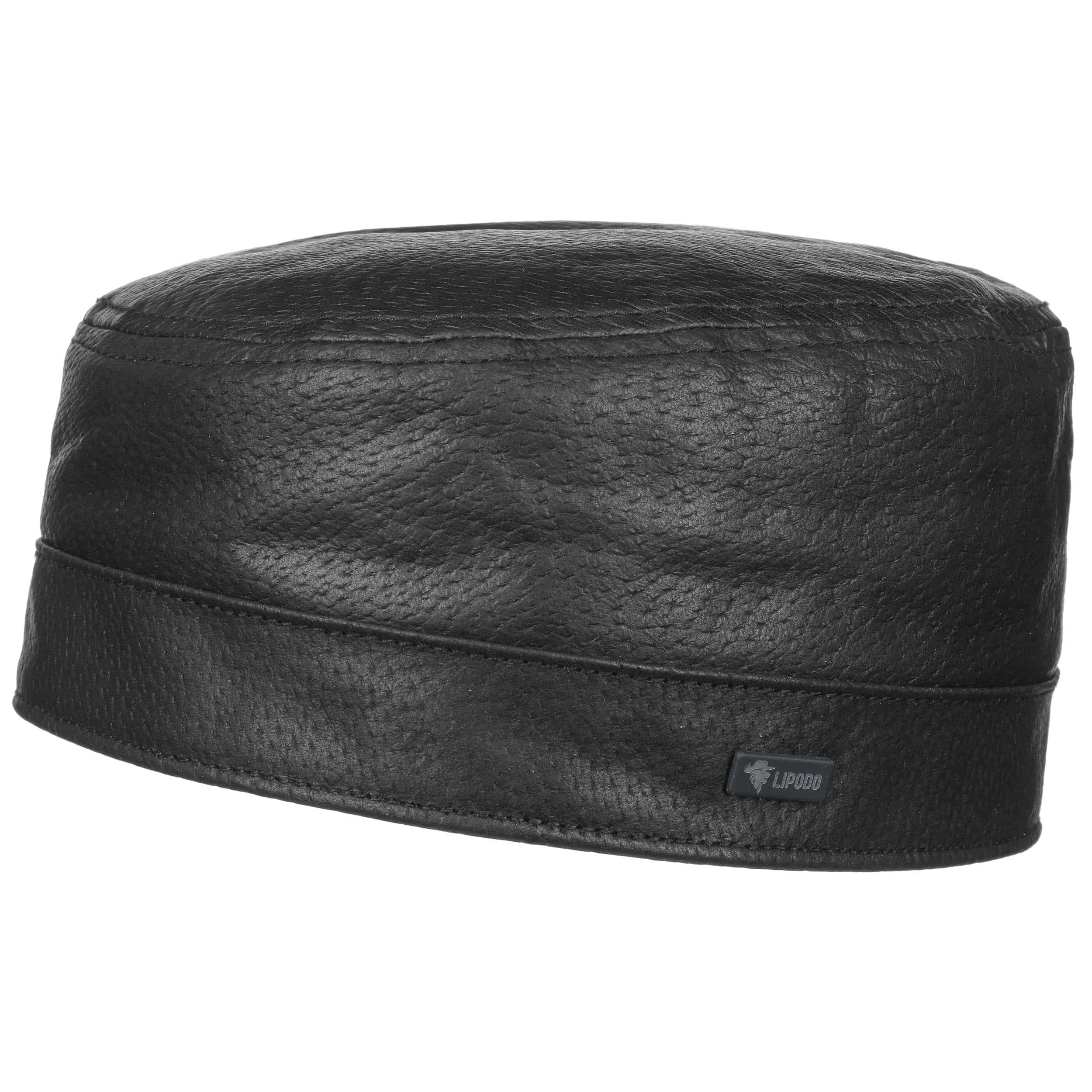 leather docker cap