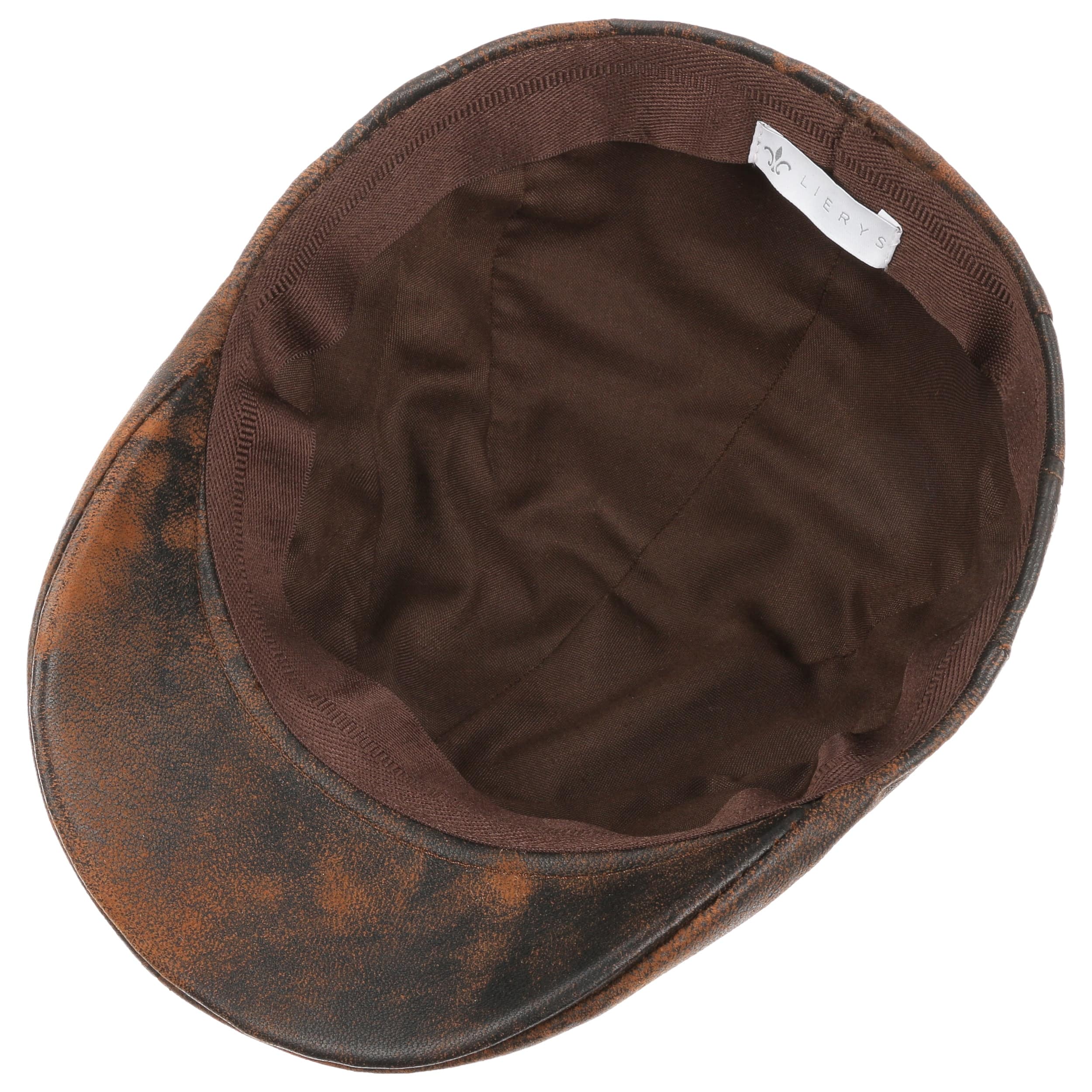 Accessoires Mützen Flatcaps Flatcap aus Leder 